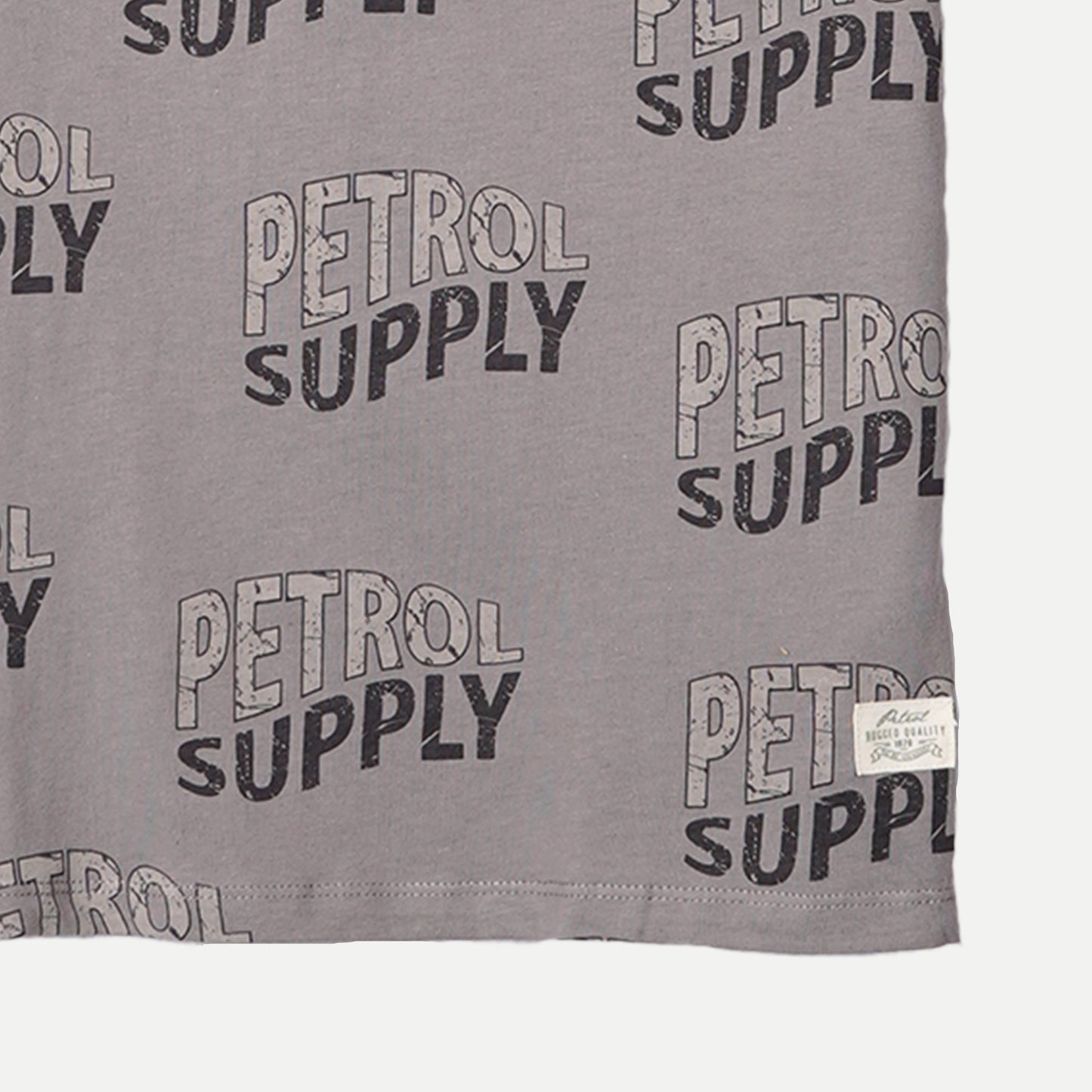 Petrol Basic Collared for Ladies Relaxed Fitting Shirt Trendy fashion Casual Top Gray Polo shirt for Ladies 129334 (Gray)