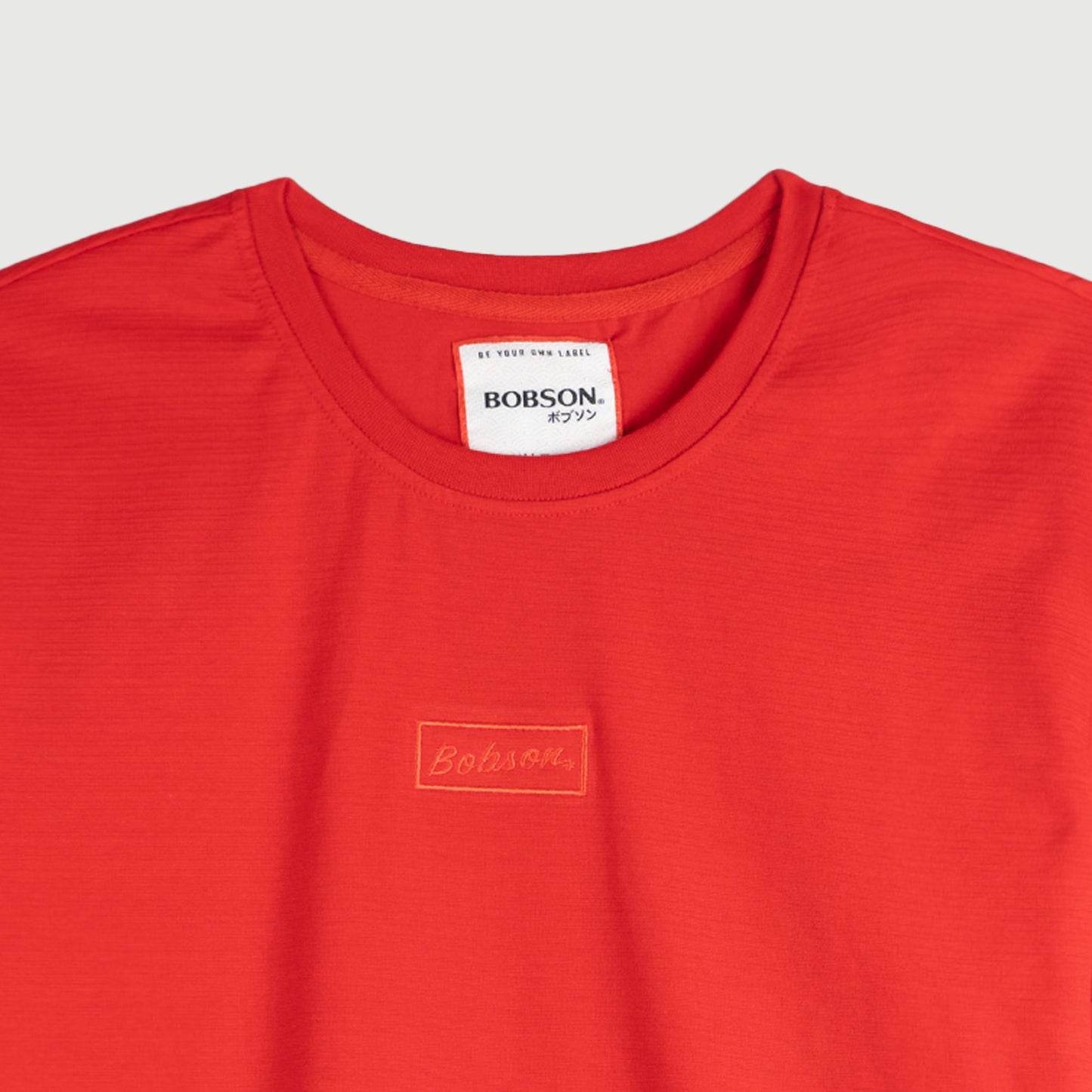 Bobson Japanese Men's Basic Tees Round Neck Top for Men Missed Lycra Fabric Trendy Fashion High Quality Apparel Comfortable Casual Top for Men Slim Fit 149021 (Barbados Cherry)