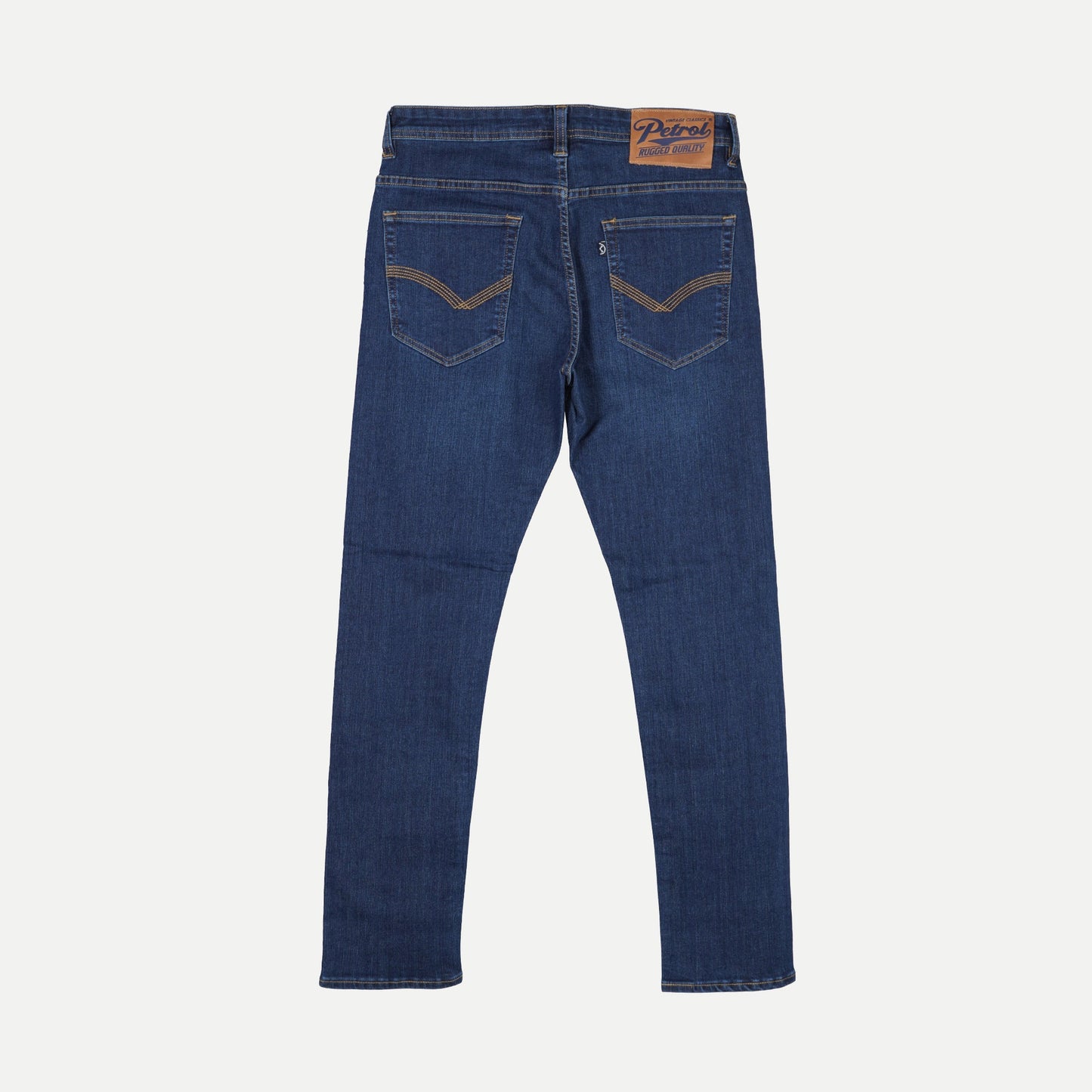 Petrol Basic Denim Pants for Men Skin Tight Fitting Mid Rise Trendy fashion Casual Bottoms Dark Shade Jeans for Men 150537-U (Dark Shade)