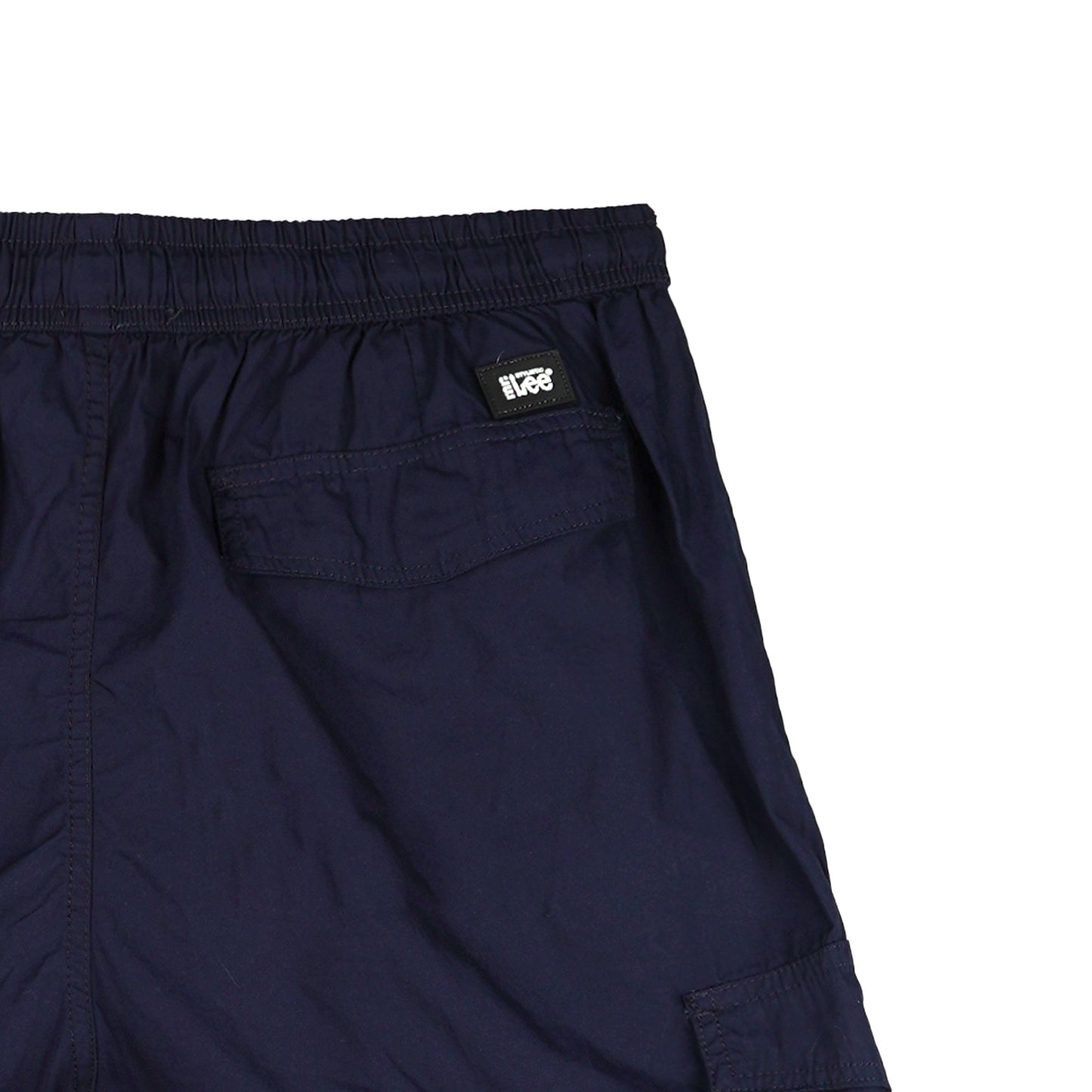 Stylistic Mr. Lee Men's Basic Non-Denim Cargo short for Men Trendy Fashion High Quality Apparel Comfortable Casual short for Men Mid Waist 129101 (Navy)