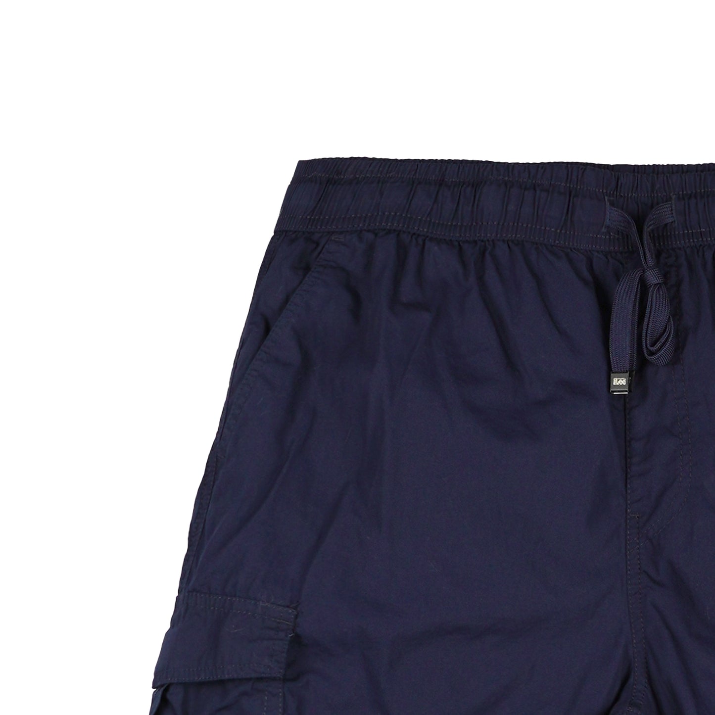 Stylistic Mr. Lee Men's Basic Non-Denim Cargo short for Men Trendy Fashion High Quality Apparel Comfortable Casual short for Men Mid Waist 129101 (Navy)