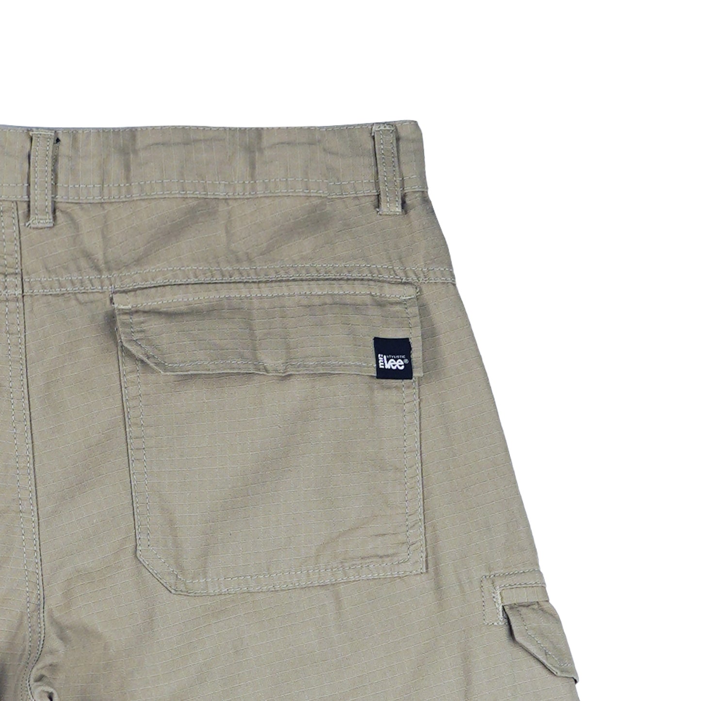 Stylistic Mr. Lee Men's Basic Non-Denim Cargo Short for Men Trendy Fashion High Quality Apparel Comfortable Casual short for Men Mid Waist 149762 (Light Gray)