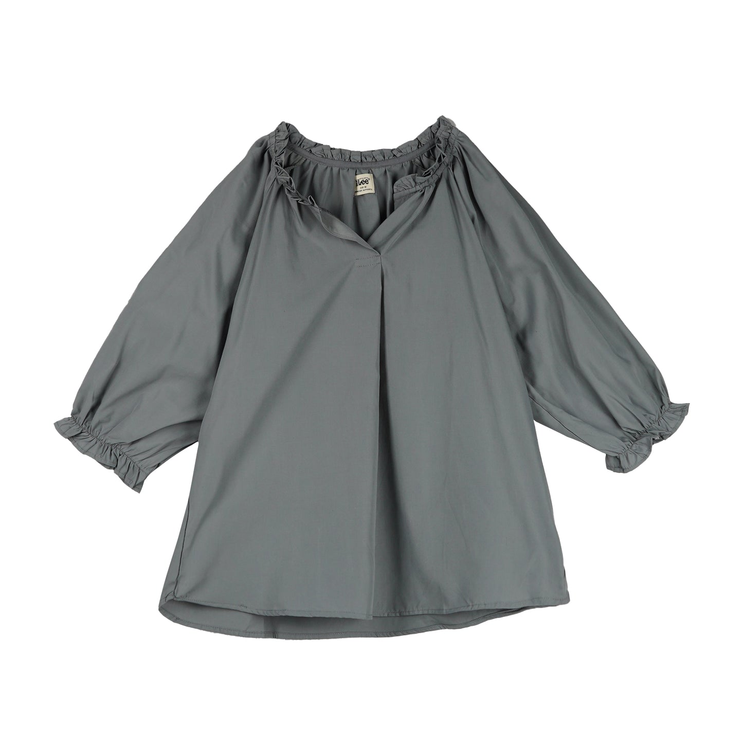Stylistic Mr. Lee Ladies Woven for Women Trendy Fashion High Quality Apparel Comfortable Casual Top for Women Loose Fit 154297 (Gray)