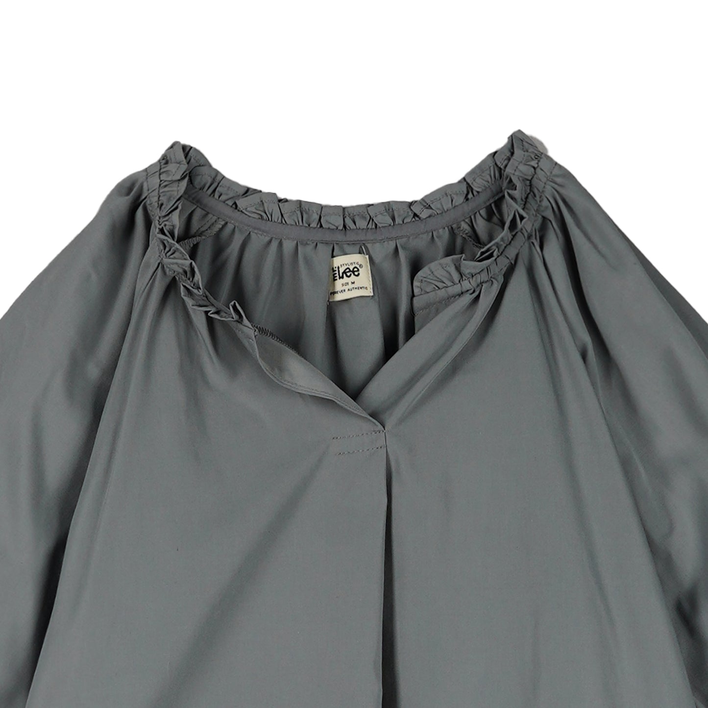 Stylistic Mr. Lee Ladies Woven for Women Trendy Fashion High Quality Apparel Comfortable Casual Top for Women Loose Fit 154297 (Gray)