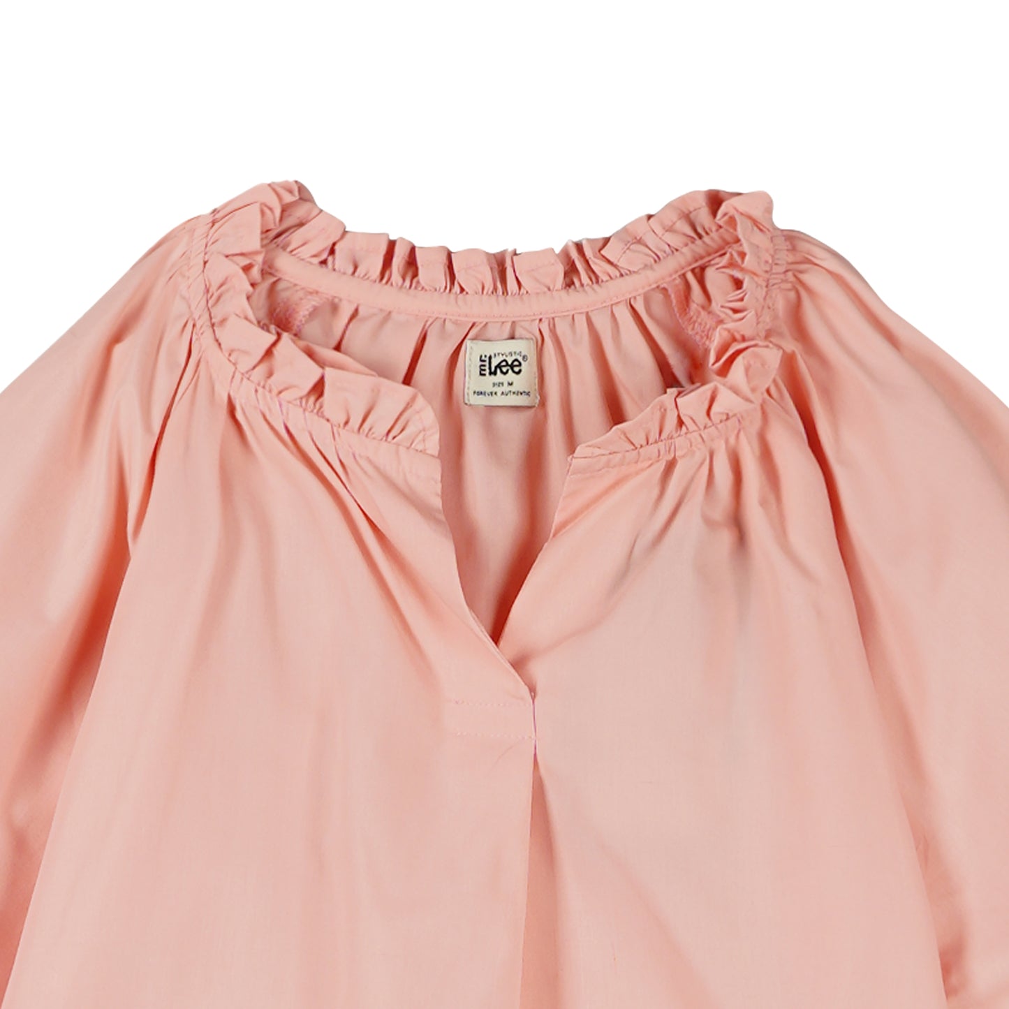 Stylistic Mr. Lee Ladies Woven for Women Trendy Fashion High Quality Apparel Comfortable Casual Top for Women Loose Fit 154297 (Pink)
