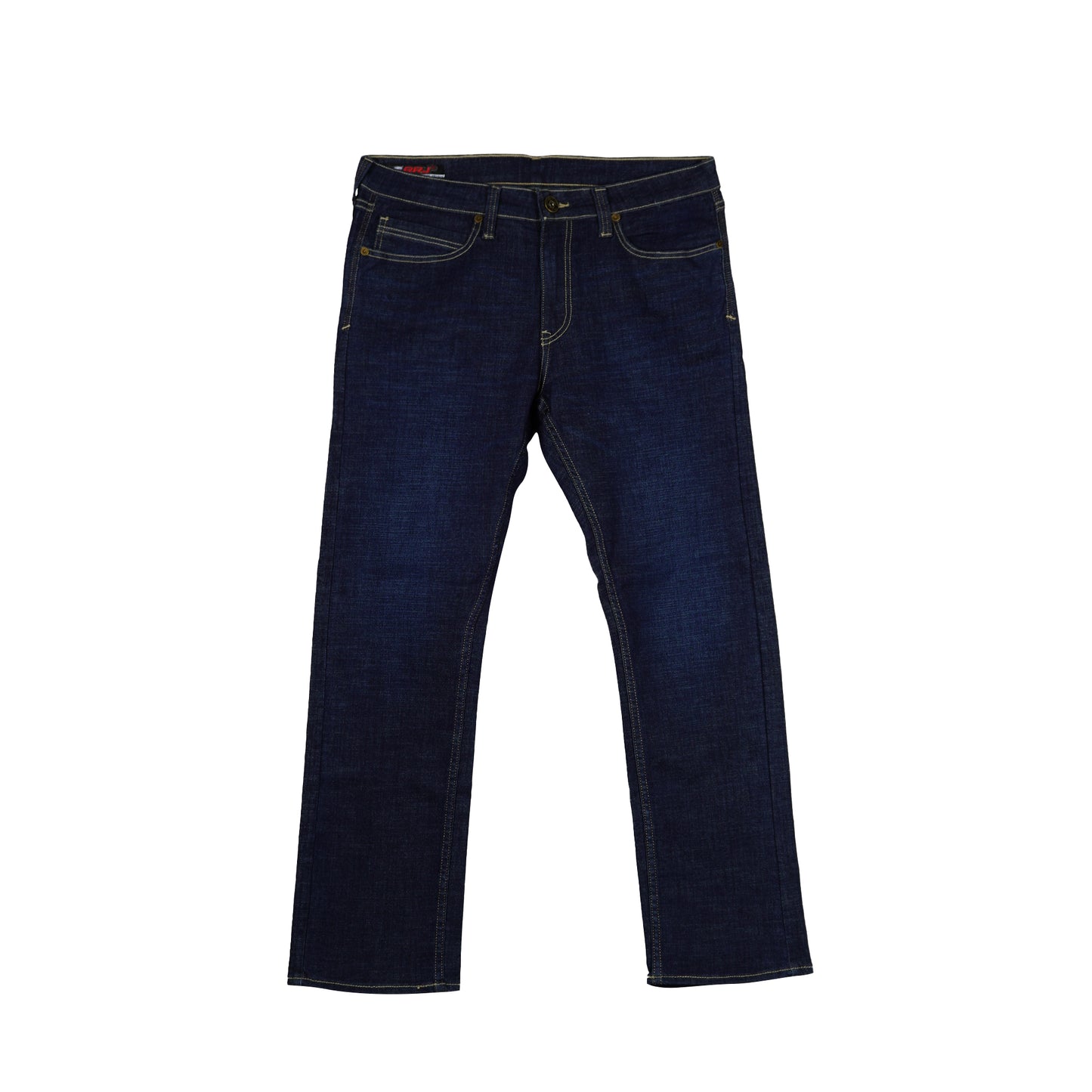 RRJ Basic Denim Pants for Men Regular Fitting Mid Rise Trendy fashion Casual Bottoms Dark Shade Jeans for Men 151990 (Dark Shade)