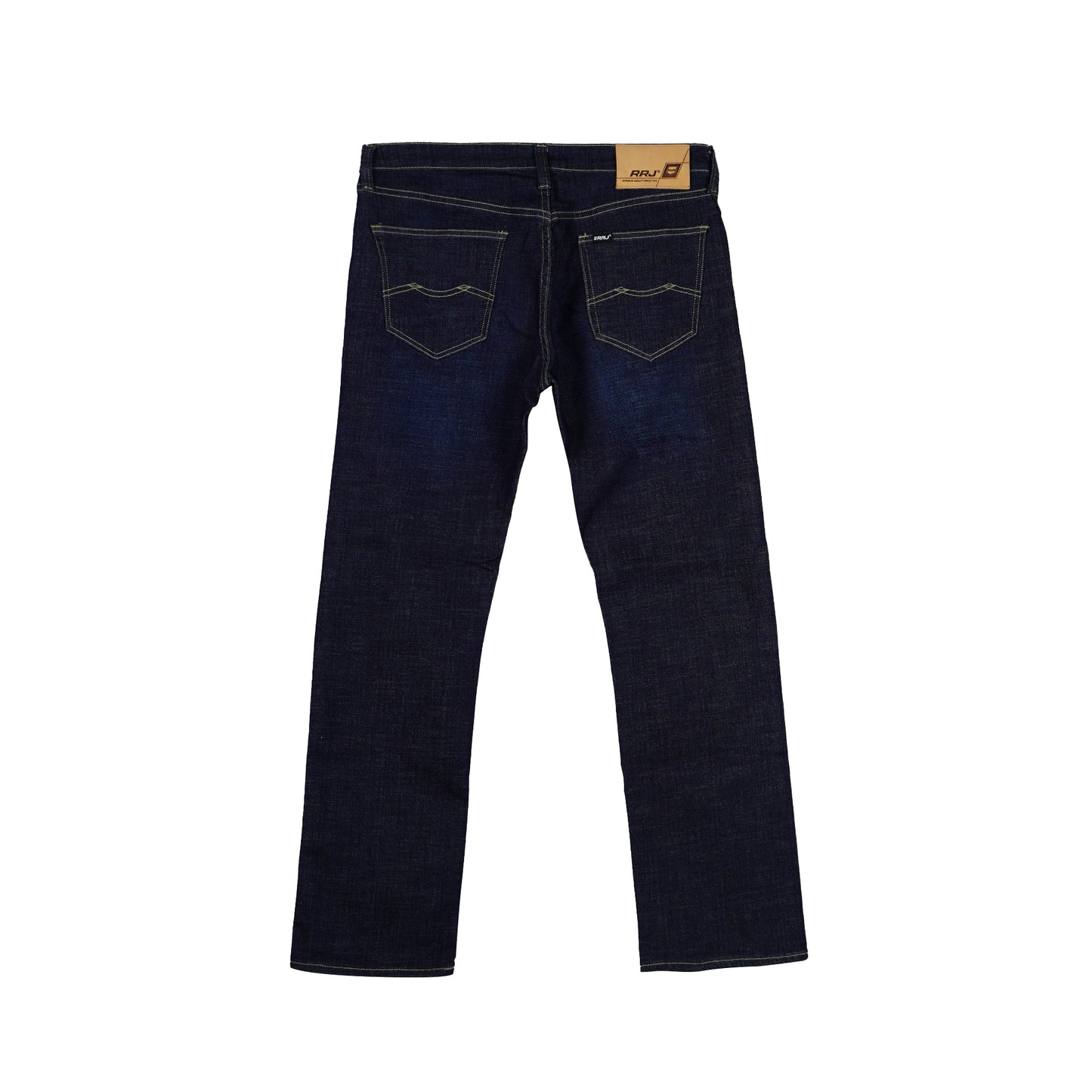 RRJ Basic Denim Pants for Men Regular Fitting Mid Rise Trendy fashion Casual Bottoms Dark Shade Jeans for Men 151990 (Dark Shade)