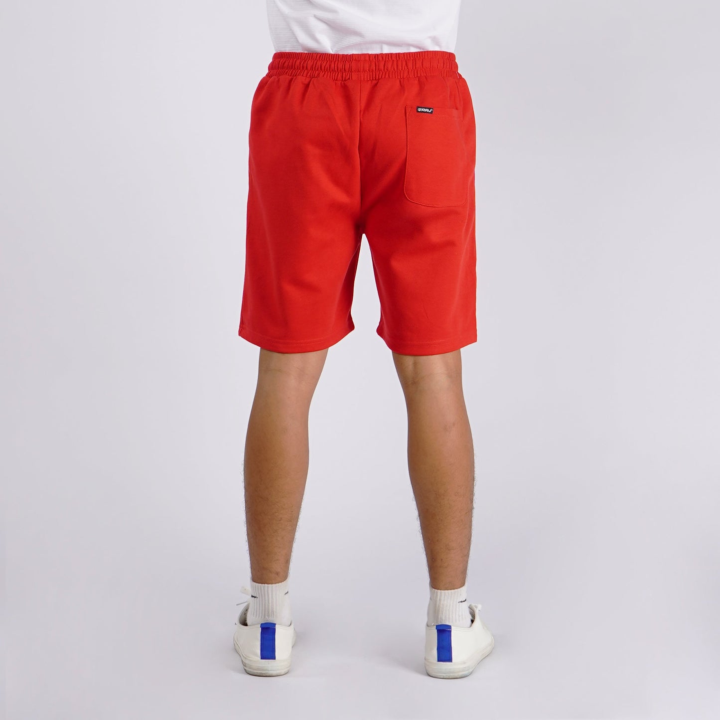 RRJ Basic Non-Denim Jogger Short for Men Regular Fitting Jogger Short for Men 118114 (Red)