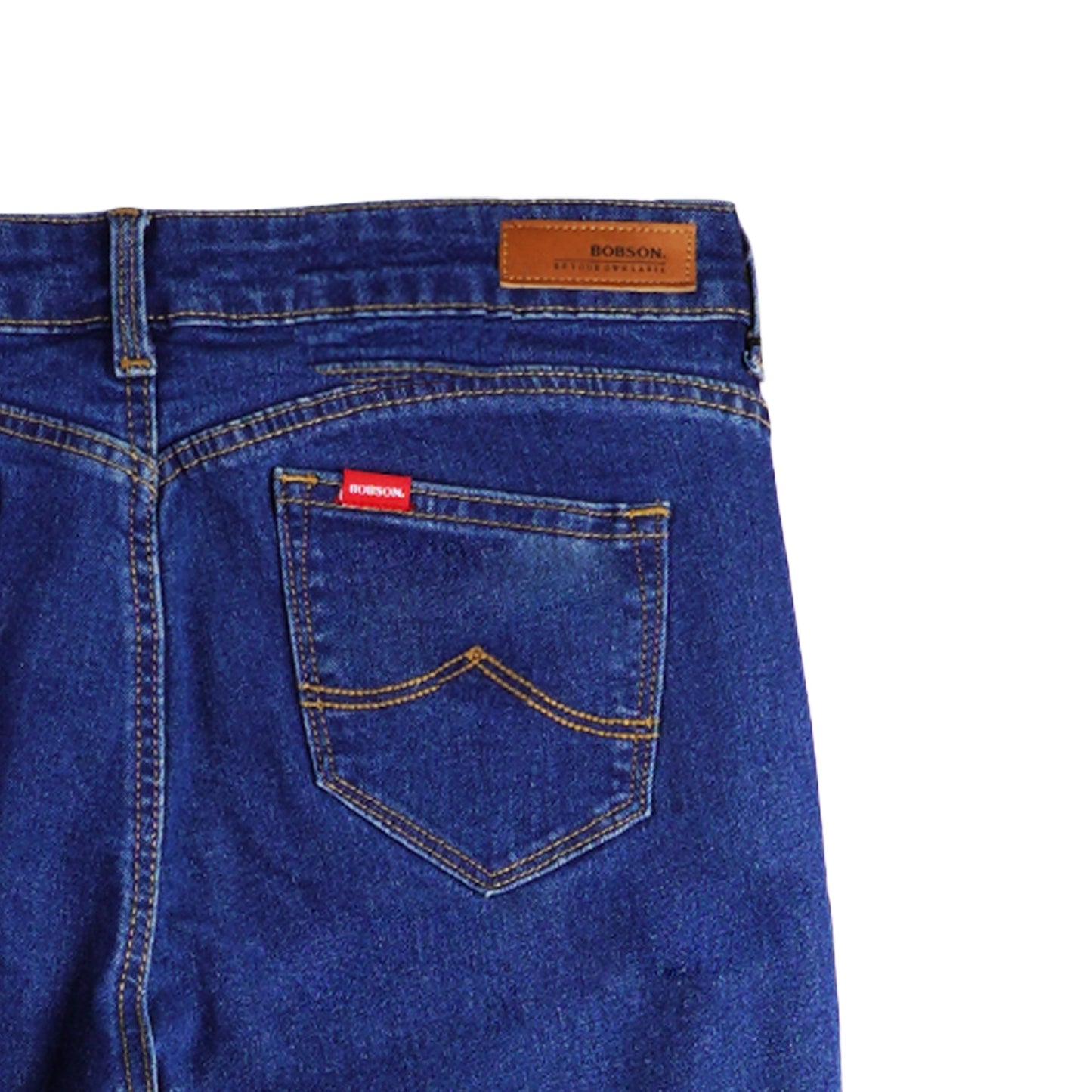 Bobson Japanese Ladies Basic Denim Super skinny 152562-U (Medium Shade)
