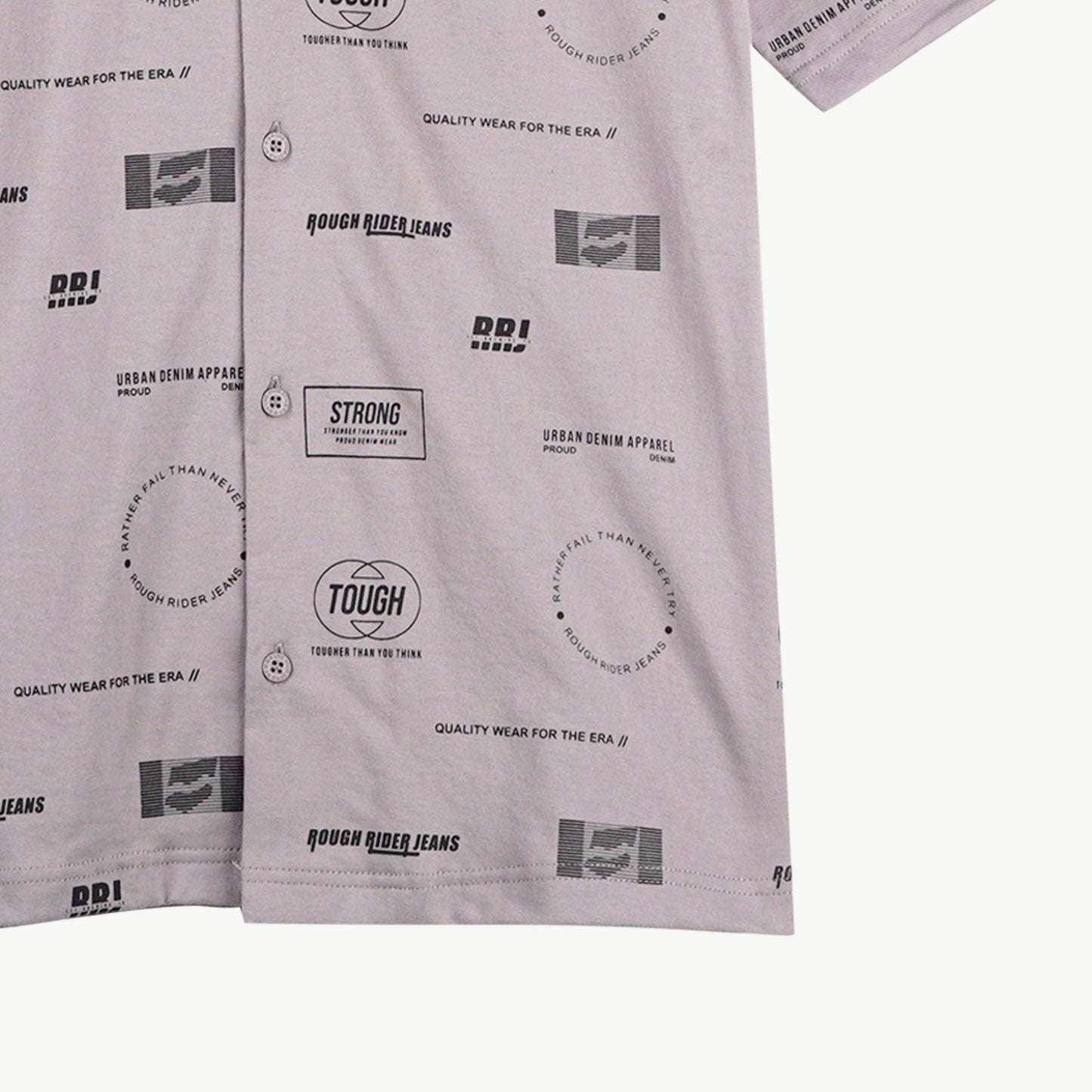 RRJ Men's Basic Woven Short sleeve Polo for Men Comfort Fitting CVC Jersey Fabric 152876 (Gray)