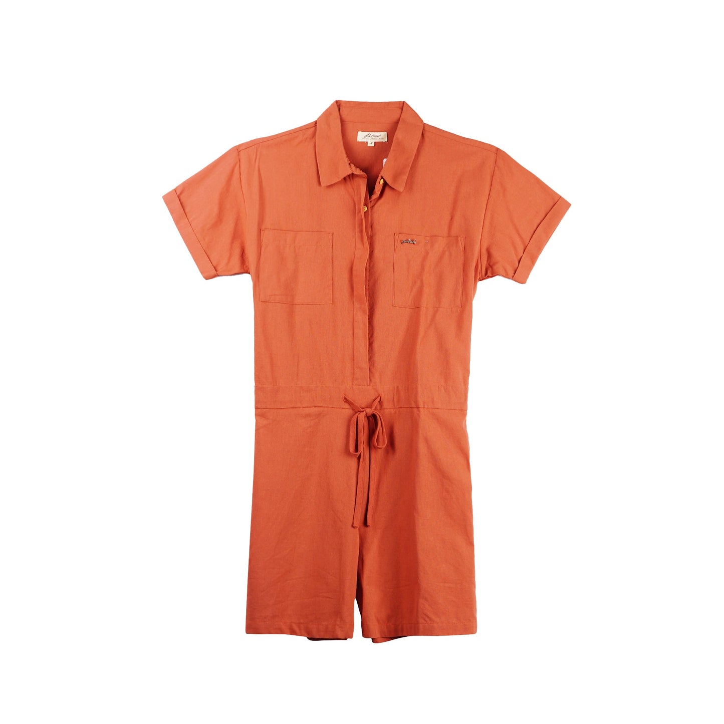 Petrol Ladies Basic Jumper Regular Fitting Linen Fabric 150568 (Glazed)