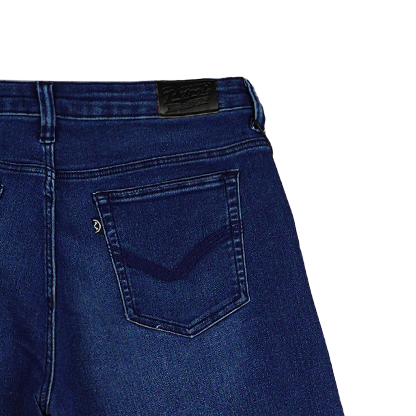 Petrol Ladies Basic Denim Baggy jeans for Ladies Trendy Fashion High Quality Apparel Comfortable Casual Mid Waist Pants for Ladies 153007 (Medium Shade)