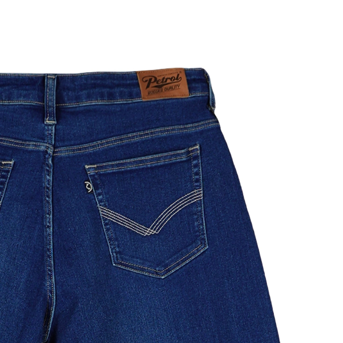 Petrol Ladies Basic Denim Baggy jeans for Ladies 154236 (Medium Shade)