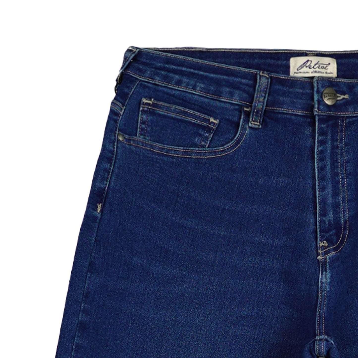 Petrol Ladies' Basic Denim Baggy Jeans for Ladies Trendy Fashion High Quality Apparel Comfortable Casual Mid Waist Pants for Ladies 154031 (Dark Shade)
