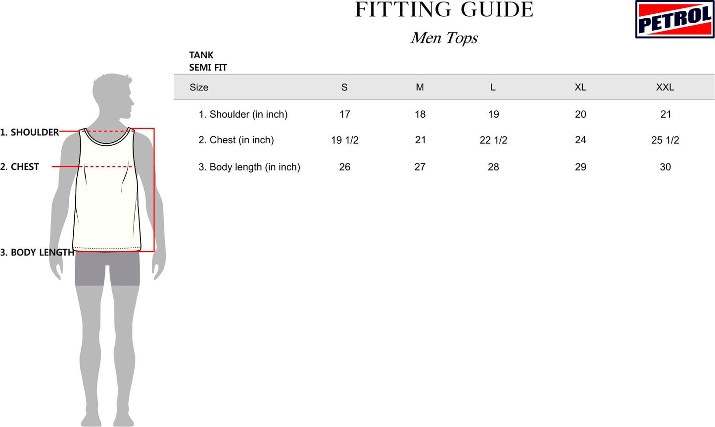 Petrol Men's Basic Tank Top Slim Fitting Trendy Fashion Casual Tank Top 113253 (Heather Canary)