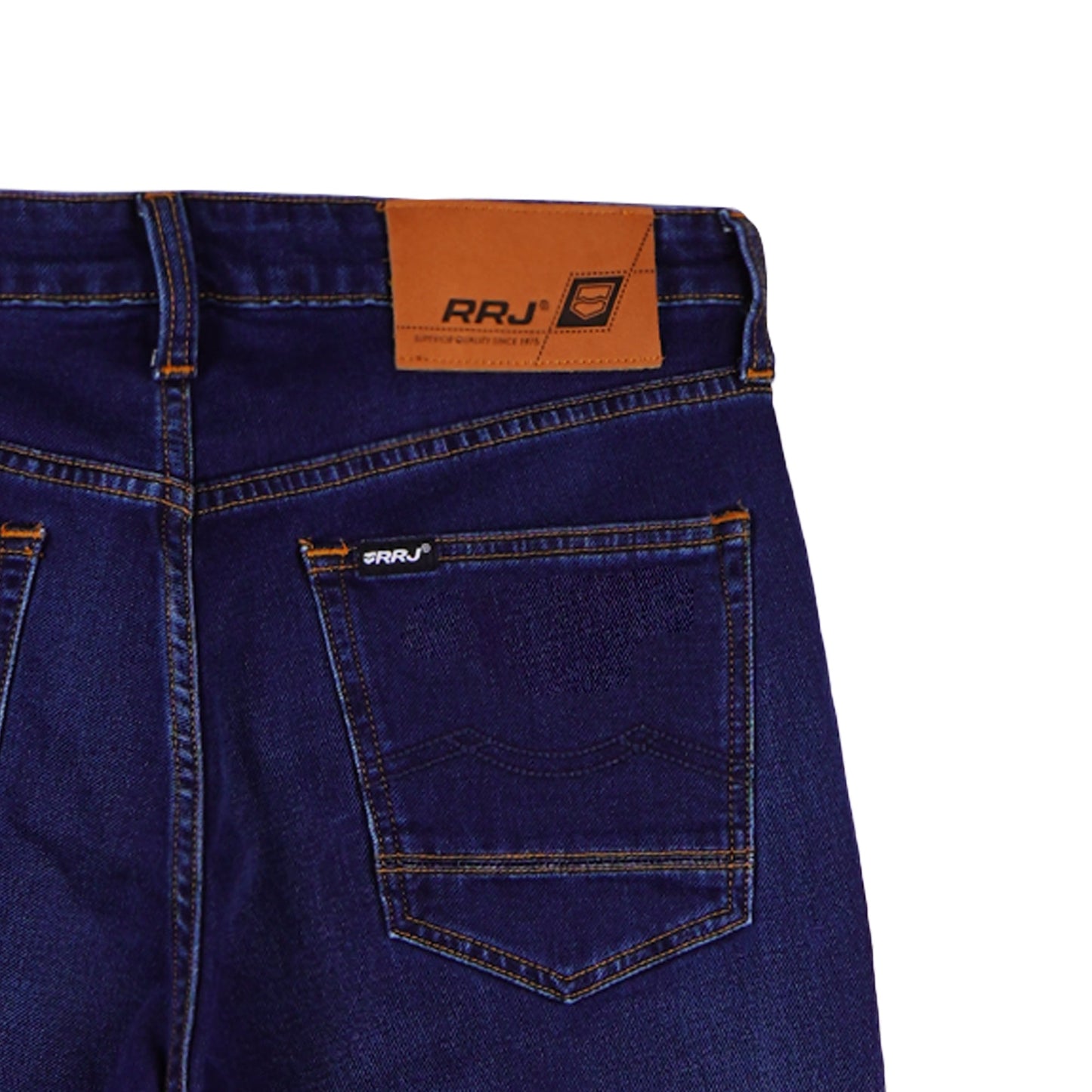 RRJ Men's Basic Denim Superskinny Fitting Extreme with Details 159832 (Dark Shade)