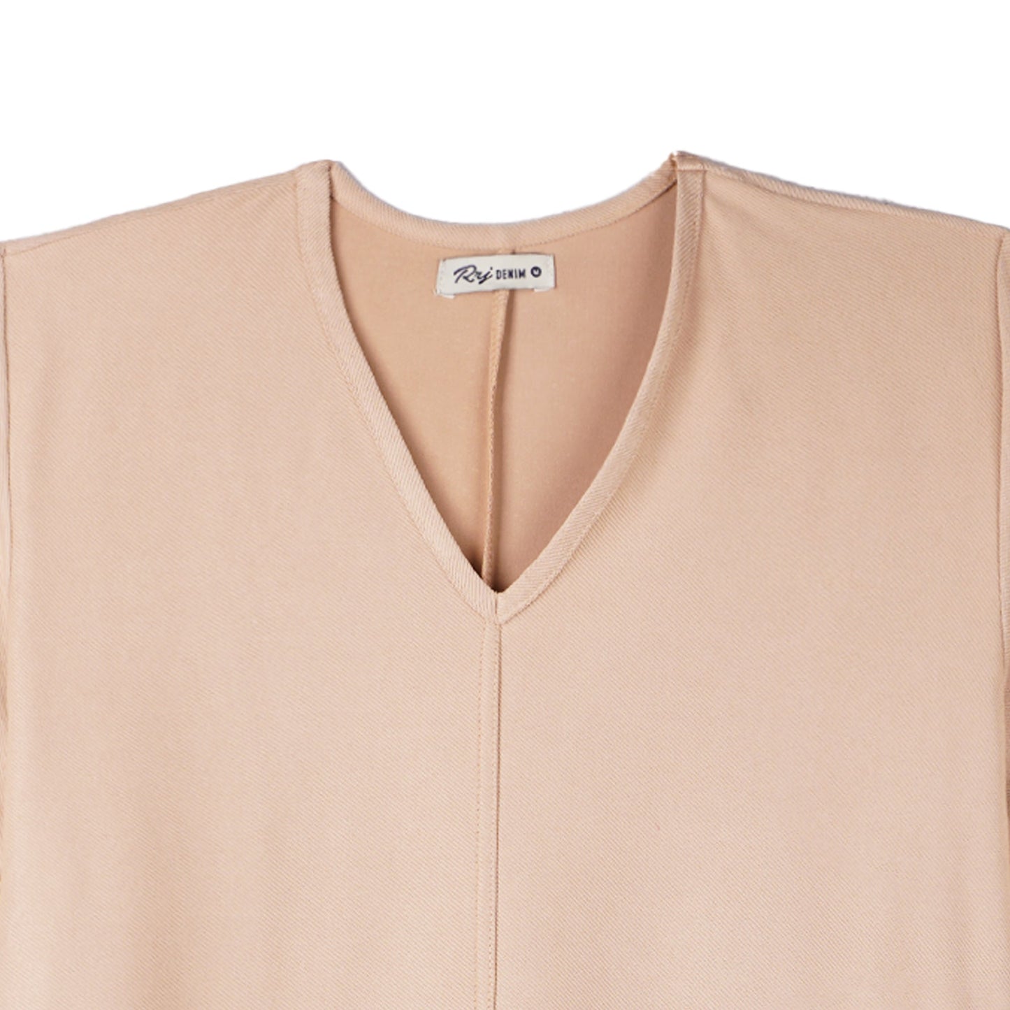 RRJ Ladies Basic Dress Regular Fitting Special Fabric 142185 (Khaki)