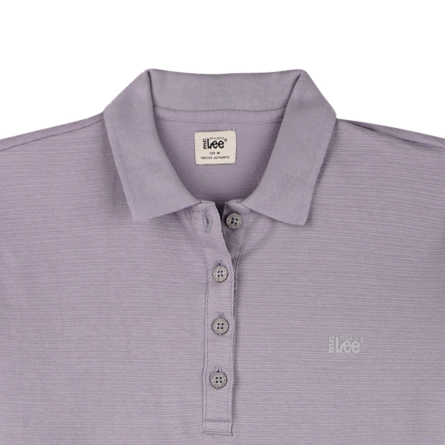 Stylistic Mr. Lee Ladies Basic Collared Shirt Missed Lycra Fabric Regular Fit 113526 (Gray)