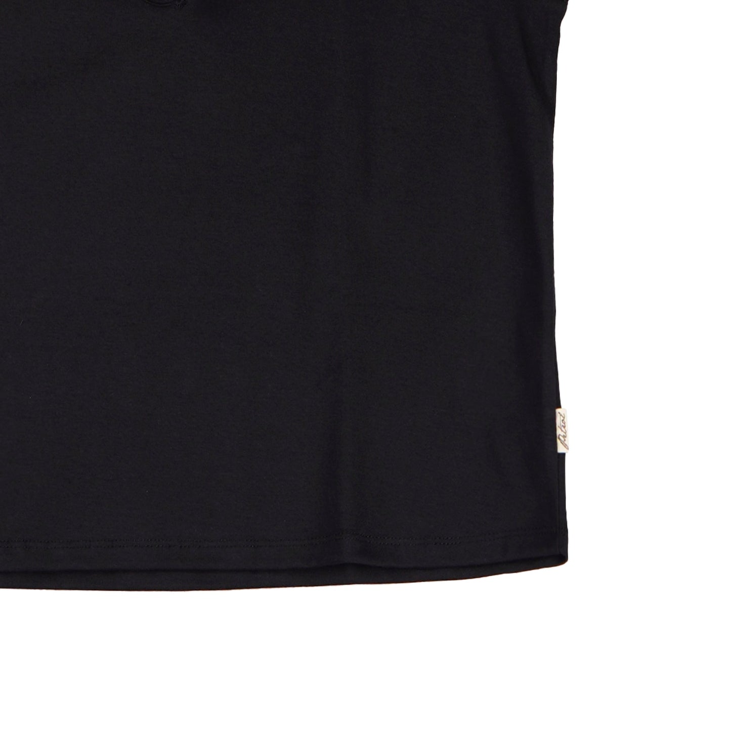 Petrol Ladies Basic Tees Boxy Fitting CVC Jersey Fabric 153271-U (Black)
