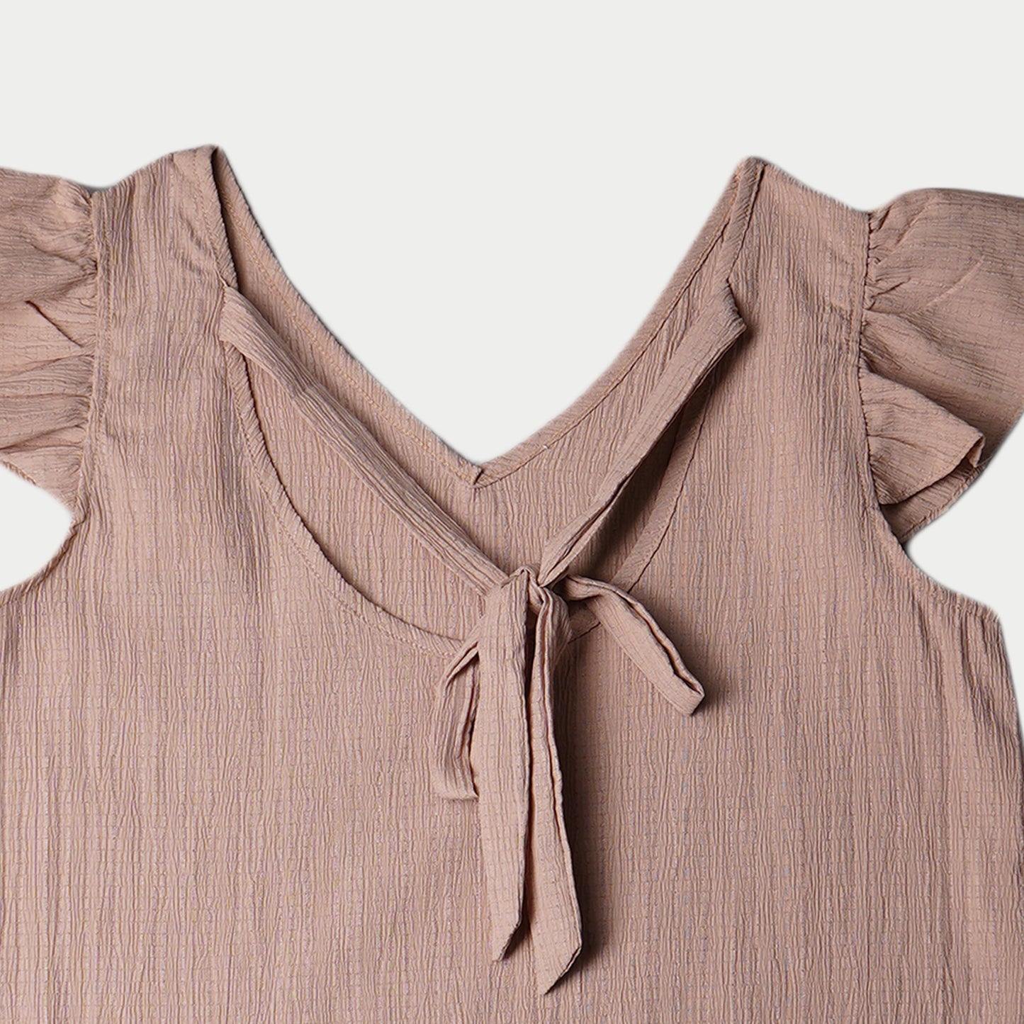 Stylistic Mr. Lee Ladies Basic Woven Shirt Crop Fit 153086 (Beige)