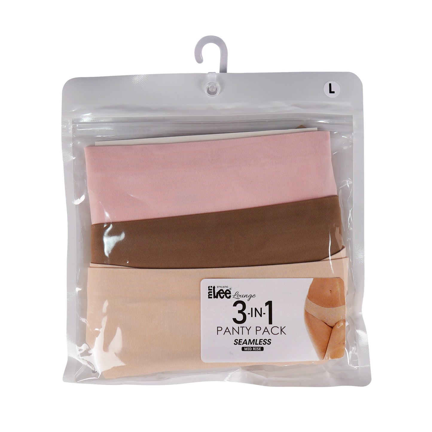 Stylistic Mr. Lee Ladies Basic Accessories Innerwear 3in1 Seamless Panty 160566 (Assorted)