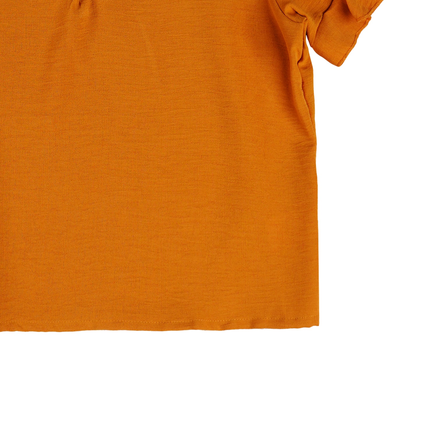 Bobson Japanese Ladies Basic Woven Shirt Boxy Fit 158230-U (Rust)