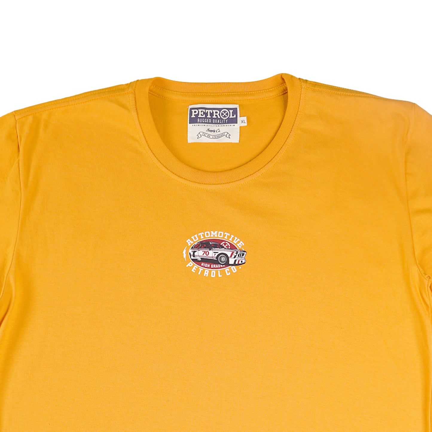 Petrol Men's Basic Tees Slim Fitting Cotton Jersey Fabric 146390-U (Canary)