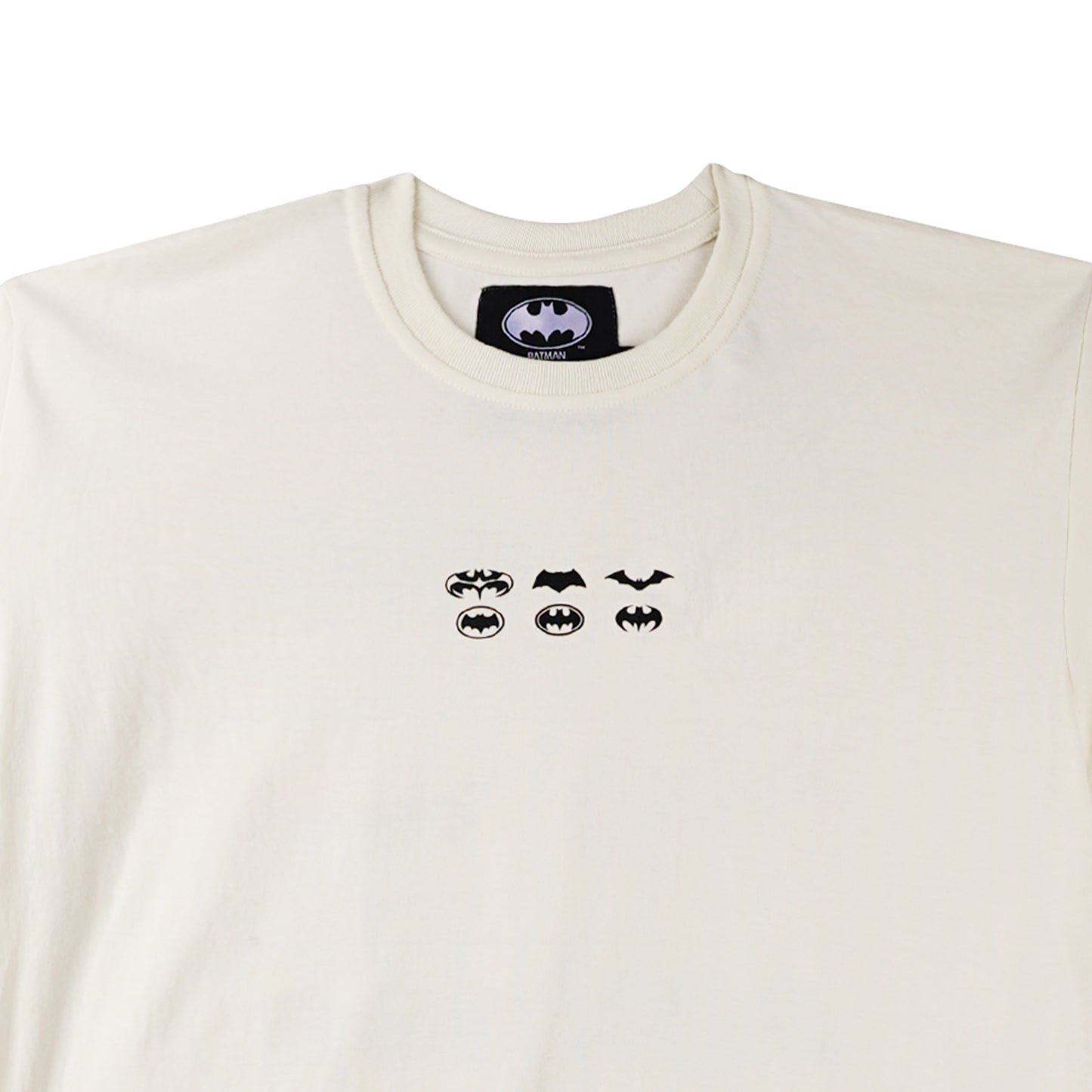 Petrol x Batman Men's Basic Tees Slim Fitting CVC Jersey Fabric 163122-U (Beige)