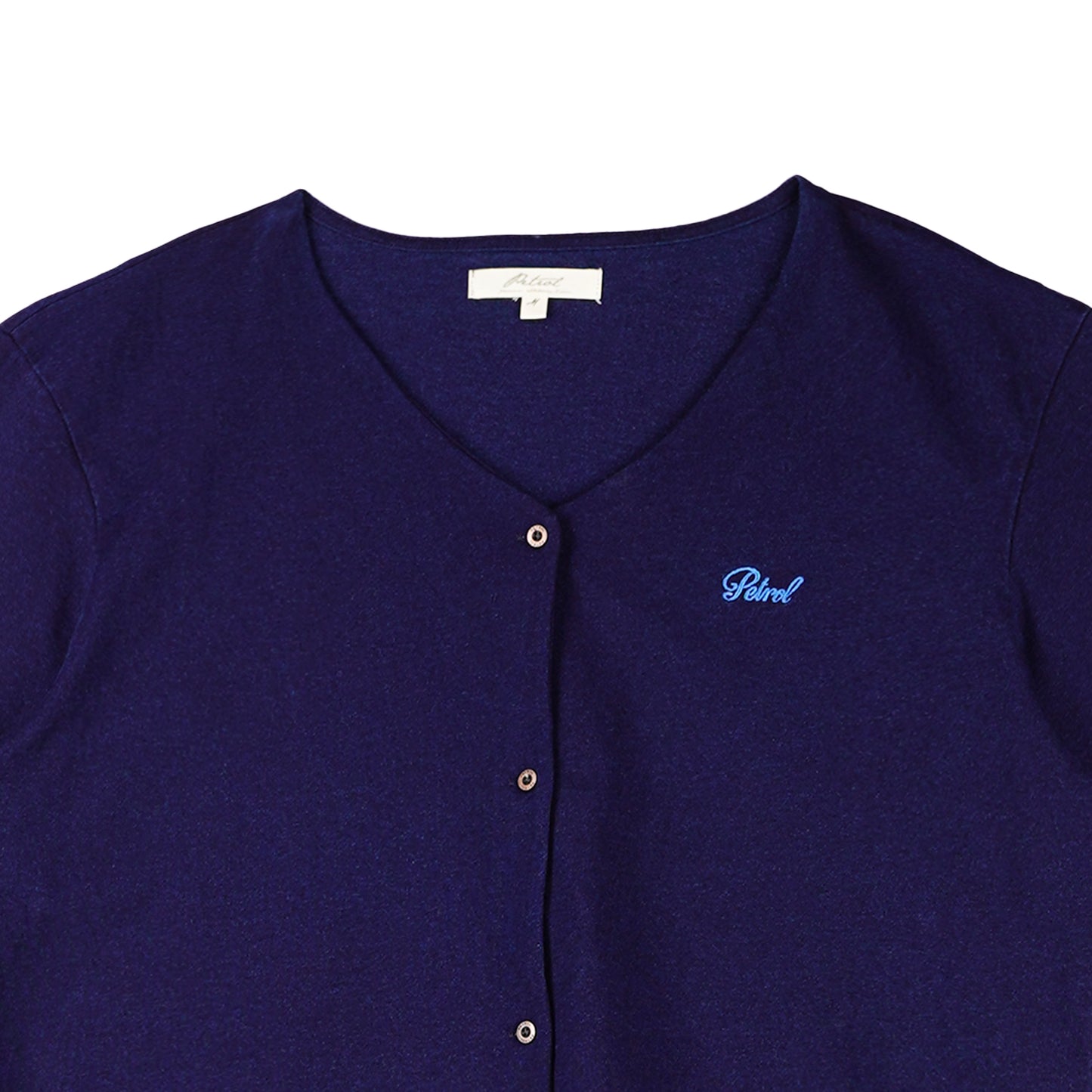 Petrol Ladies Basic Tees Boxy Fitting Indigo Fabric 129220 (Raw Wash)