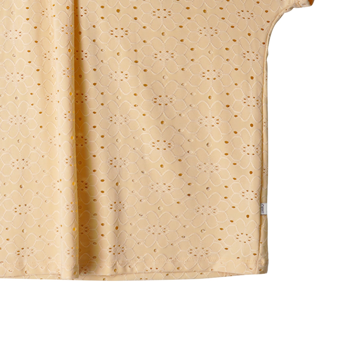 RRJ Ladies Basic Tees Boxy Fitting Special Fabric 153470 (Beige)