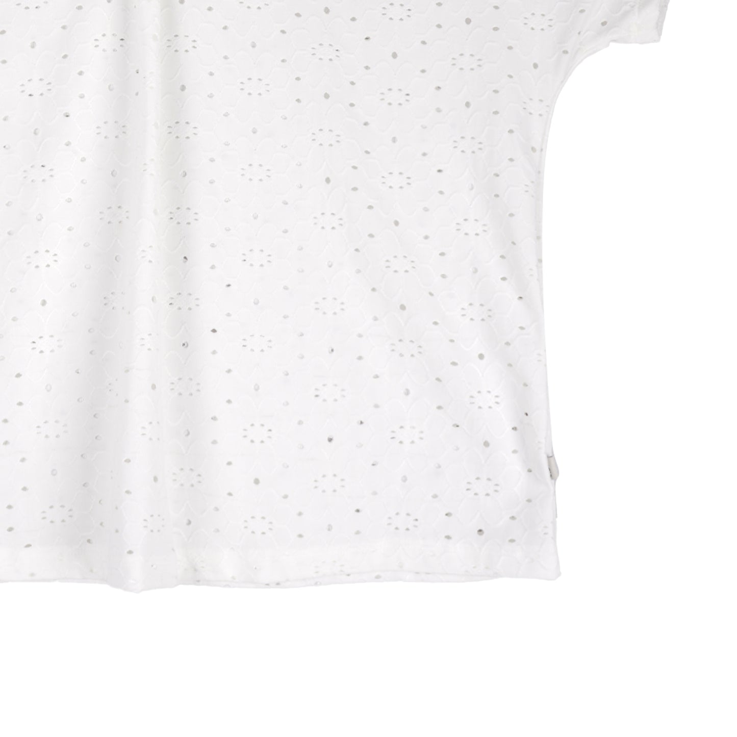 RRJ Ladies Basic Tees Boxy Fitting Special Fabric 153470 (White)