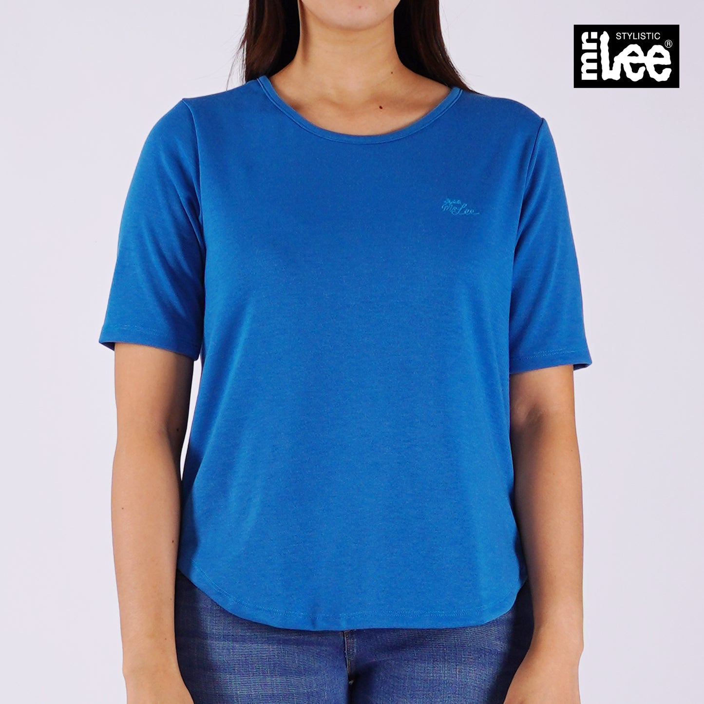 Stylistic Mr. Lee Ladies Basic Tees Relaxed Fit 154502-U (Blue)