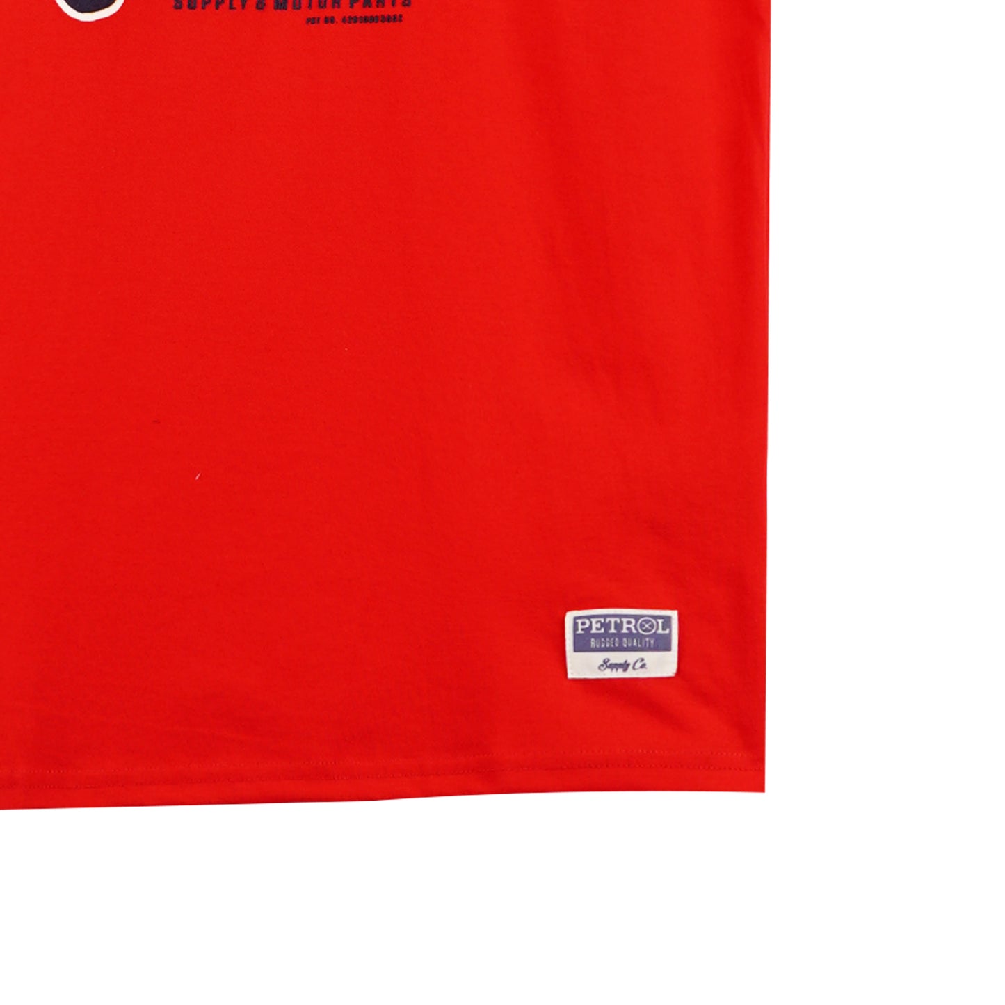 Petrol Men's Basic Tees Slim Fitting CVC Jersey Fabric 158663-U (Red)