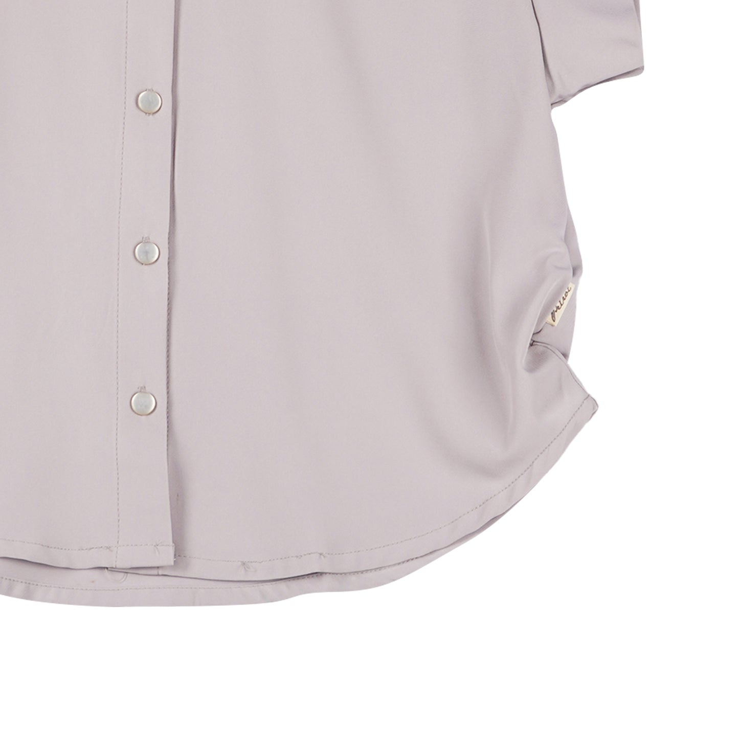 Petrol Ladies Basic Woven Shirt Crop Fitting Woven Fabric 156417 (Sand)