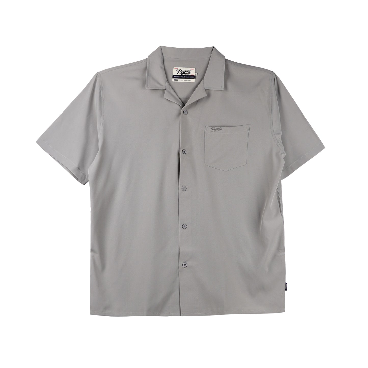 Petrol Men's Basic Collared Woven Shirt Comfort Fitting 156184-U (Rock Ridge)
