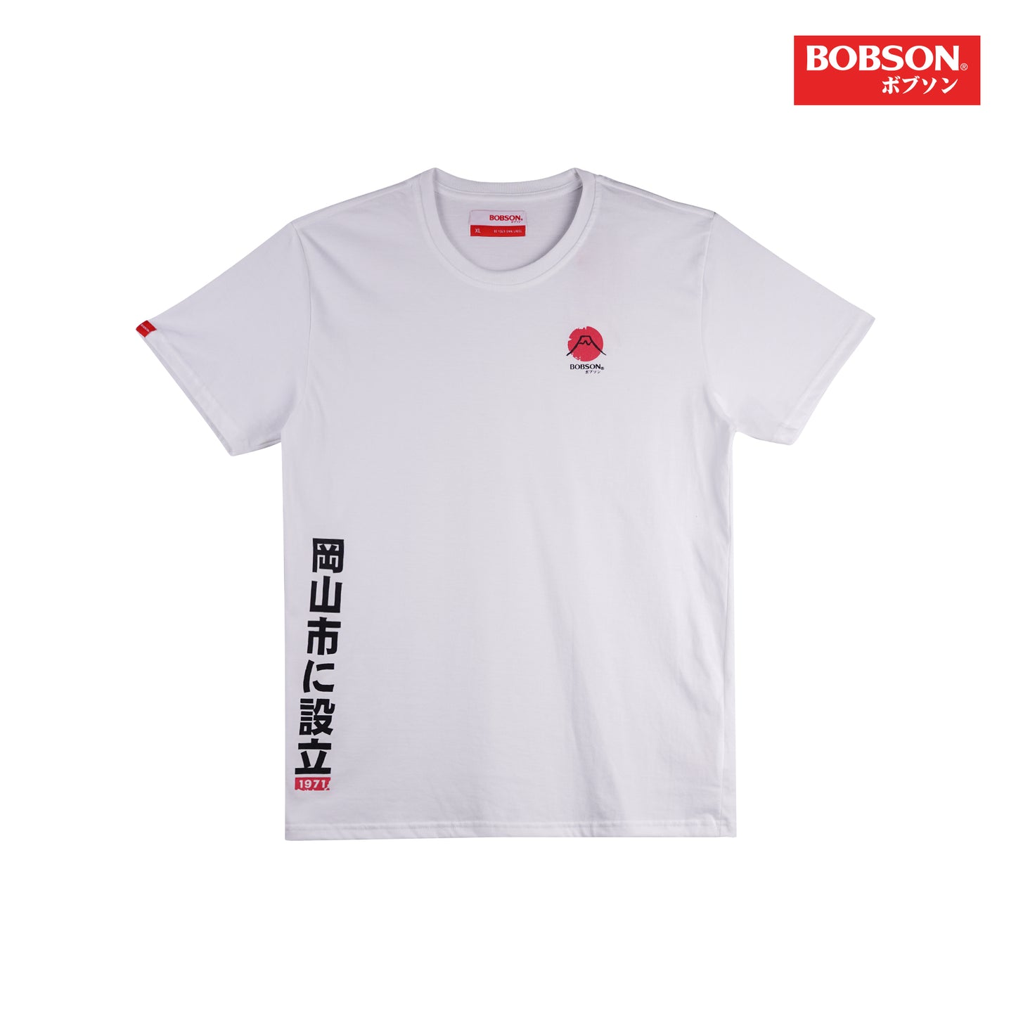 Bobson Japanese Men's Basic Tees Slim Fit 165098-U (White)