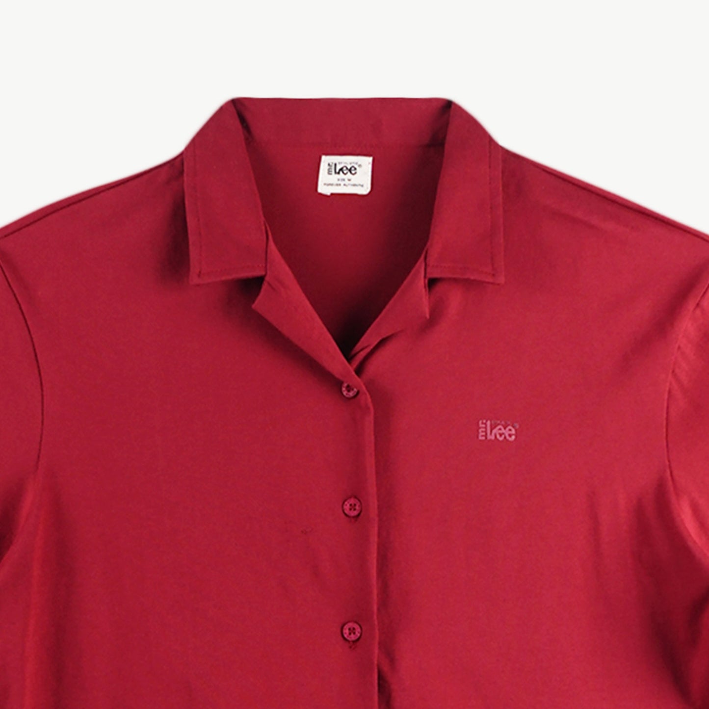 Stylistic Mr. Lee Ladies Basic Collared Relaxed Fit 151481 (Red)