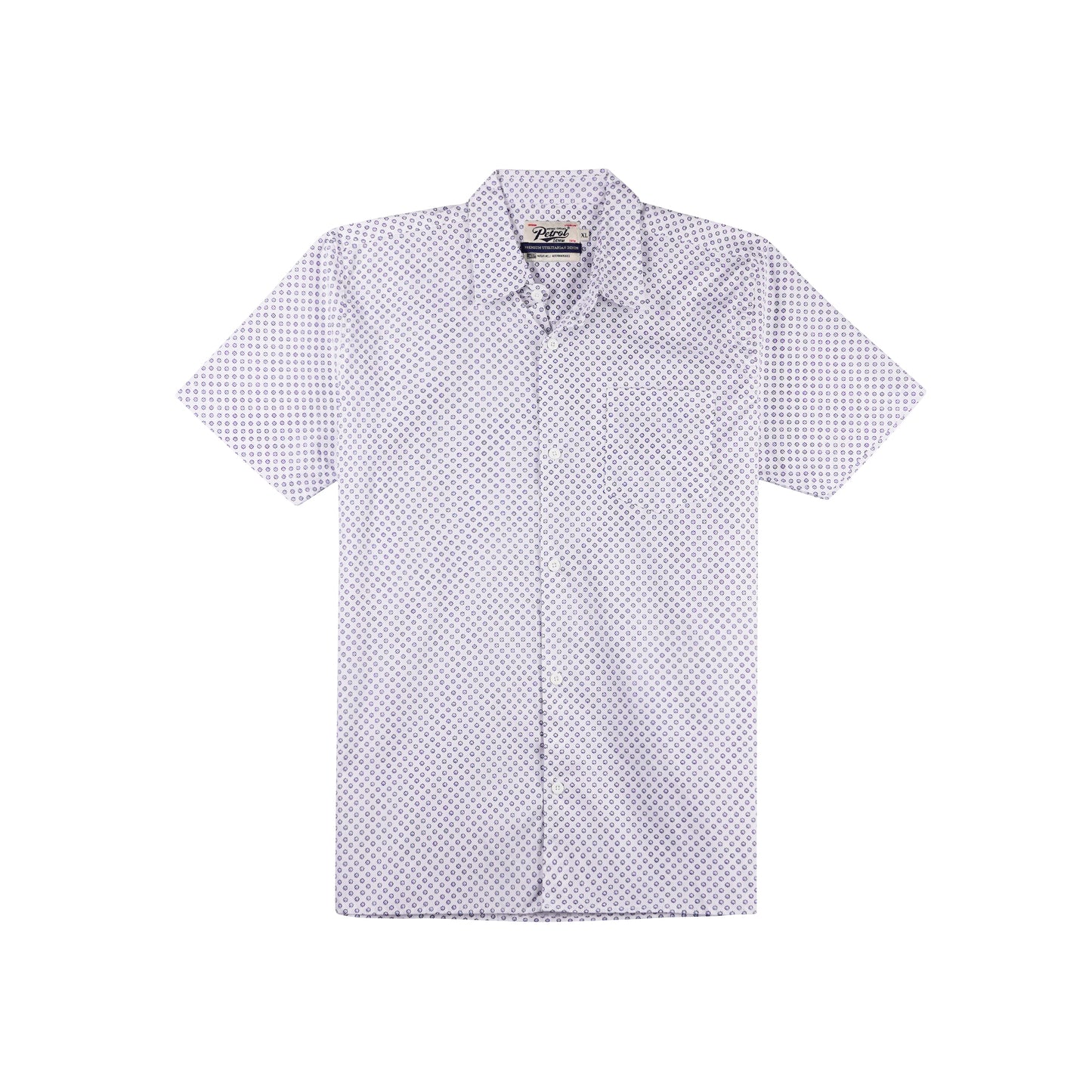 Petrol Men's Basic Woven Shirt Slim Fitting Poplin Fabric 166566 (White)