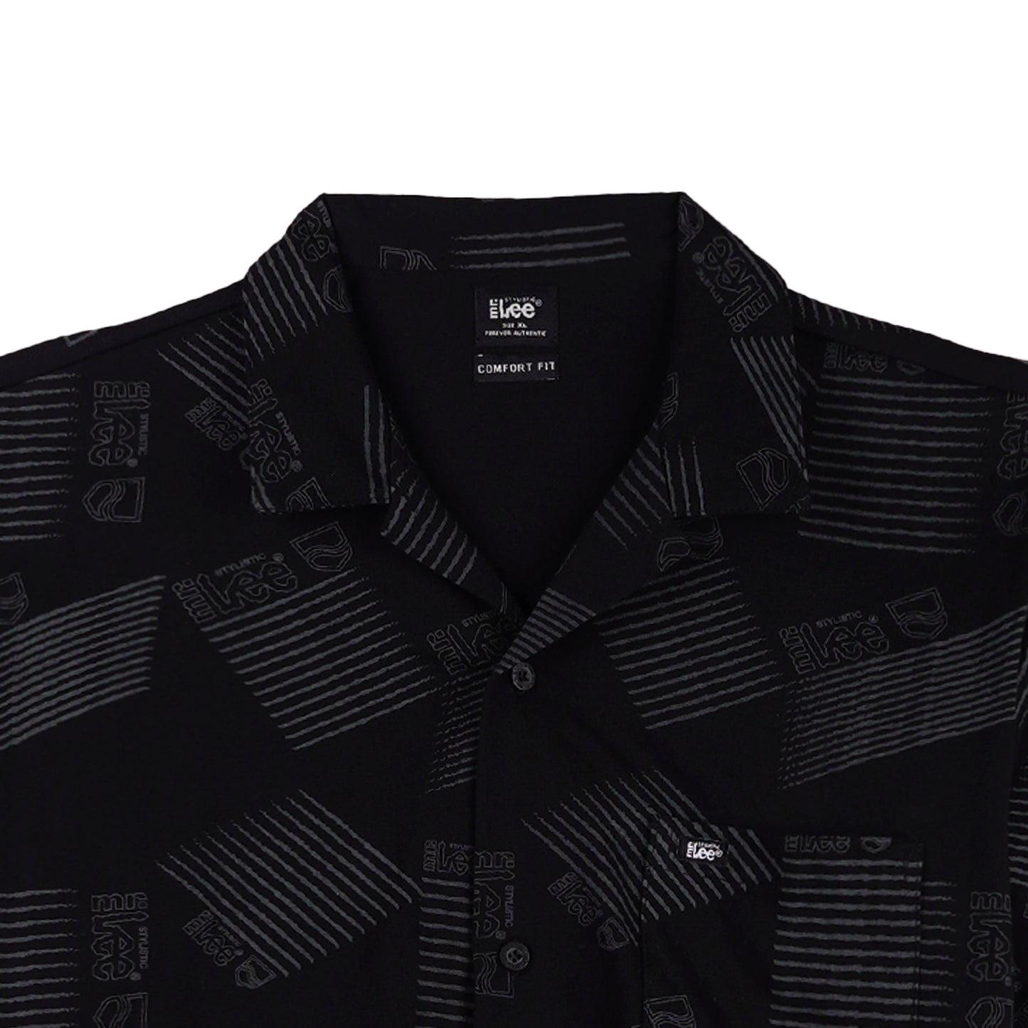 Stylistic Mr. Lee Men's Basic Polo Jersey Comfort Fit 155630 (Black)