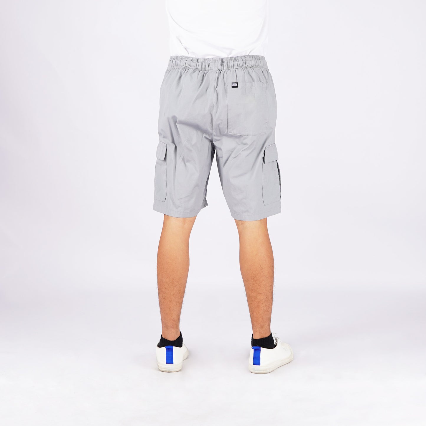 Stylistic Mr. Lee Men's Basic Non-Denim Cargo Short Mid Waist 169175 (Light Gray)