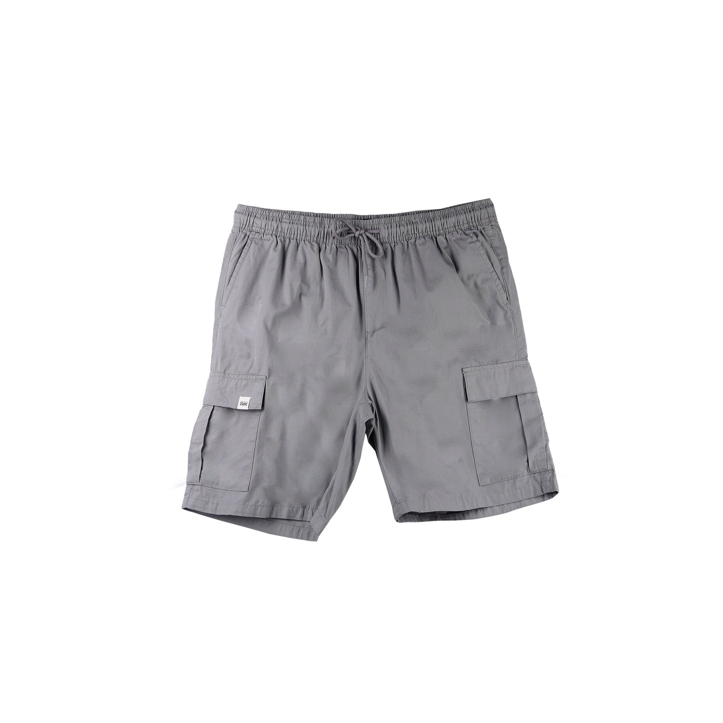 Stylistic Mr. Lee Men's Basic Non-Denim Cargo Short Mid Waist 169175 (Light Gray)