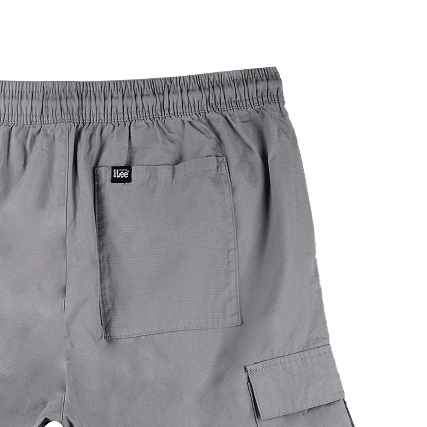 Stylistic Mr. Lee Men's Basic Non-Denim Cargo Short Mid Waist 169175 (Light Gray)