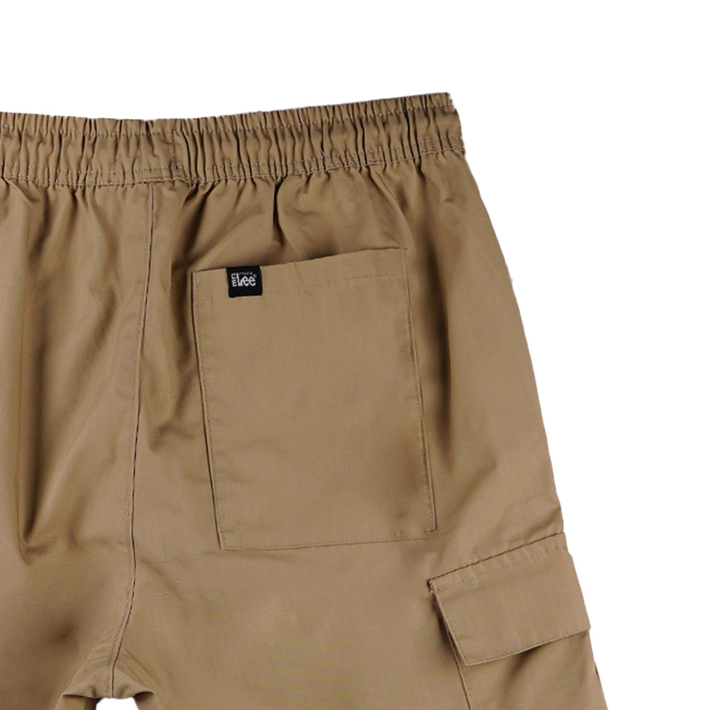 Stylistic Mr. Lee Men's Basic Non-Denim Cargo Short Mid Waist 169155 (Beige)