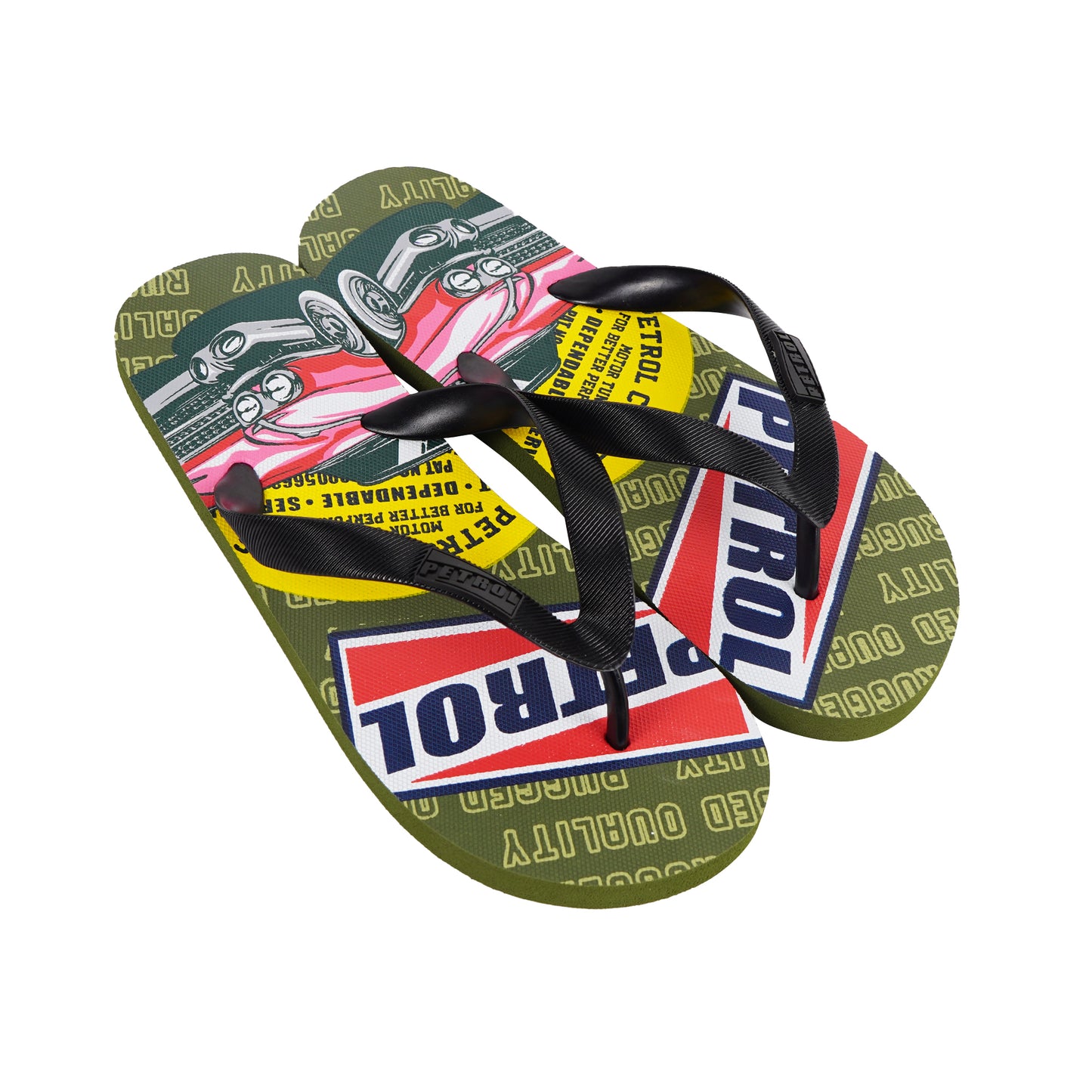 Petrol Men's Basic Accessories Printed Slipper 161554 (Fatigue)