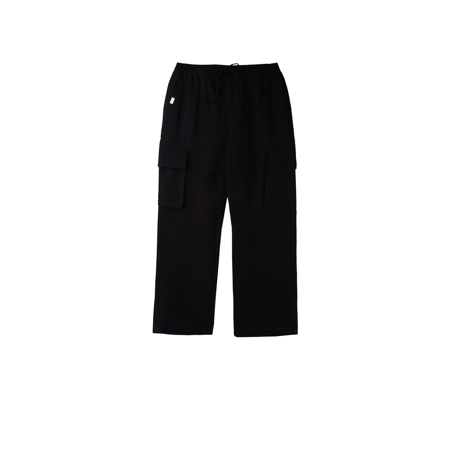 Petrol Ladies Basic Non-Denim Cargo Pants Mid-Rise Rinse Wash Fabric 169300 (Black)