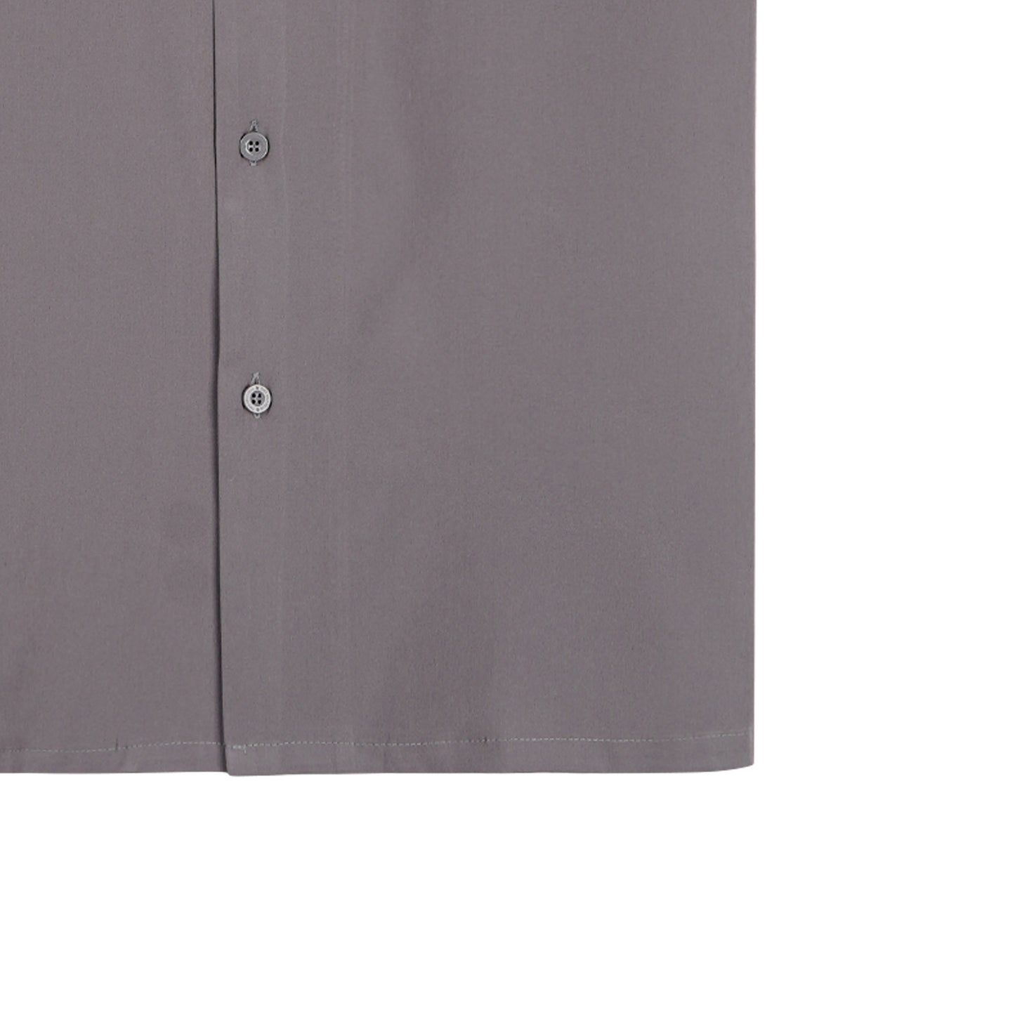 RRJ x Looney Tunes Men's Basic Woven Shirt Comfort Fitting Easy Iron Fabric 163052 (Dark Gray)