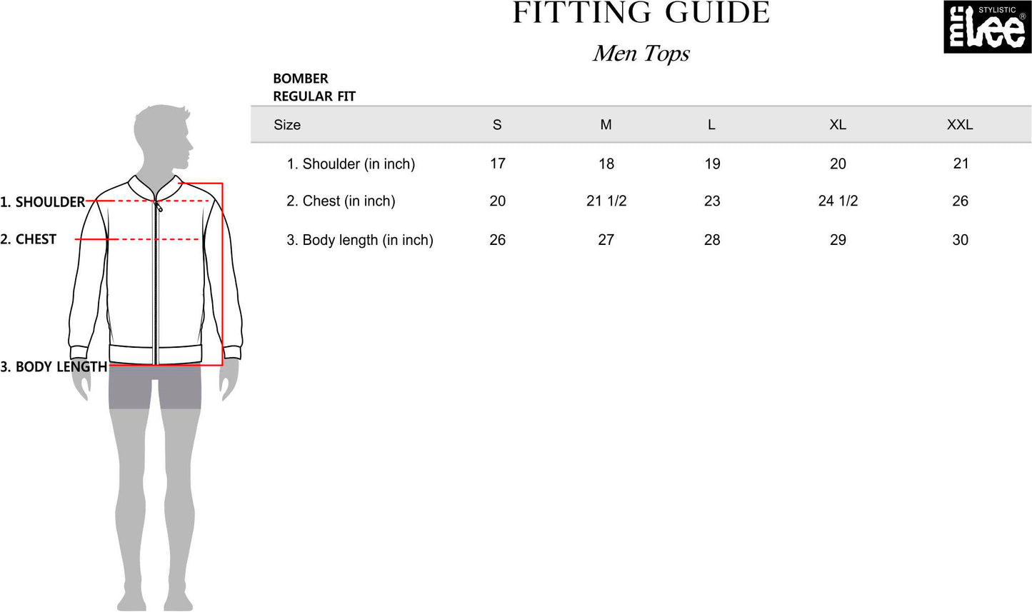 Stylistic Mr. Lee Men's Basic Jacket Regular Fit 166071 (Dark Shade)