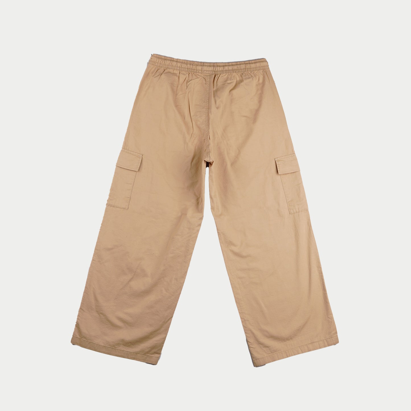 Petrol Ladies Basic Non-Denim Cargo Pants Mid-Rise Rinse Wash Fabric 145948 (Beige)
