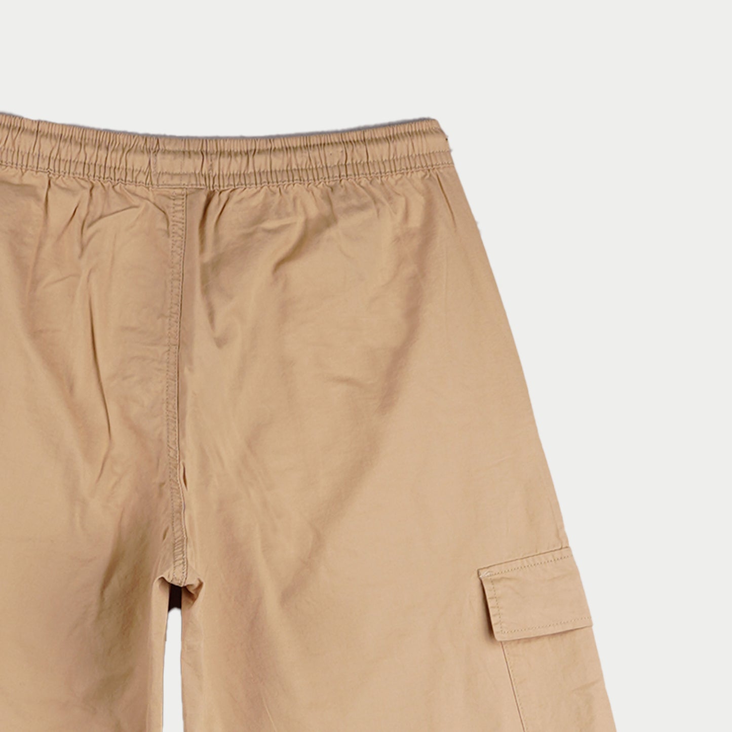 Petrol Ladies Basic Non-Denim Cargo Pants Mid-Rise Rinse Wash Fabric 145948 (Beige)