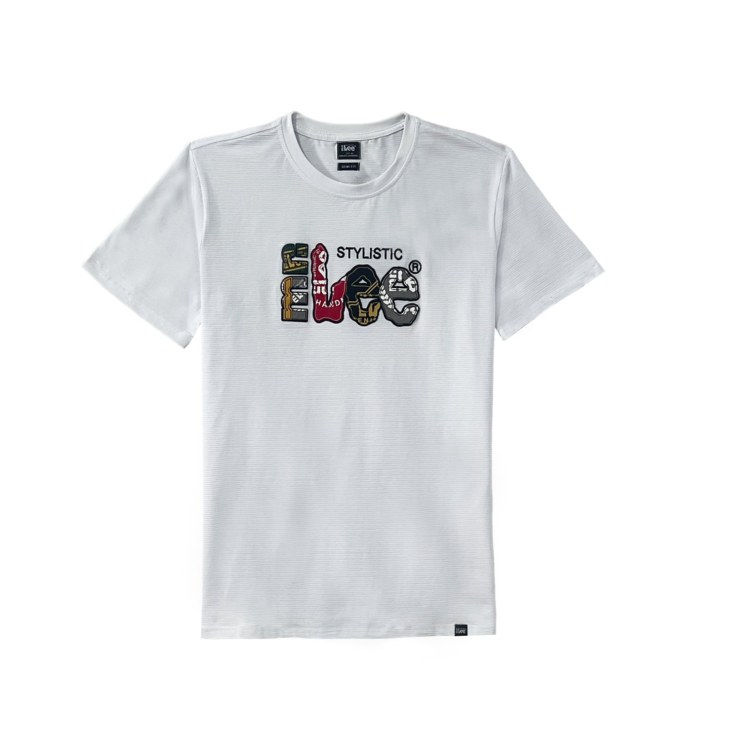 Stylistic Mr. Lee Men's Basic Tees Semi Body Fit 122466 (White)